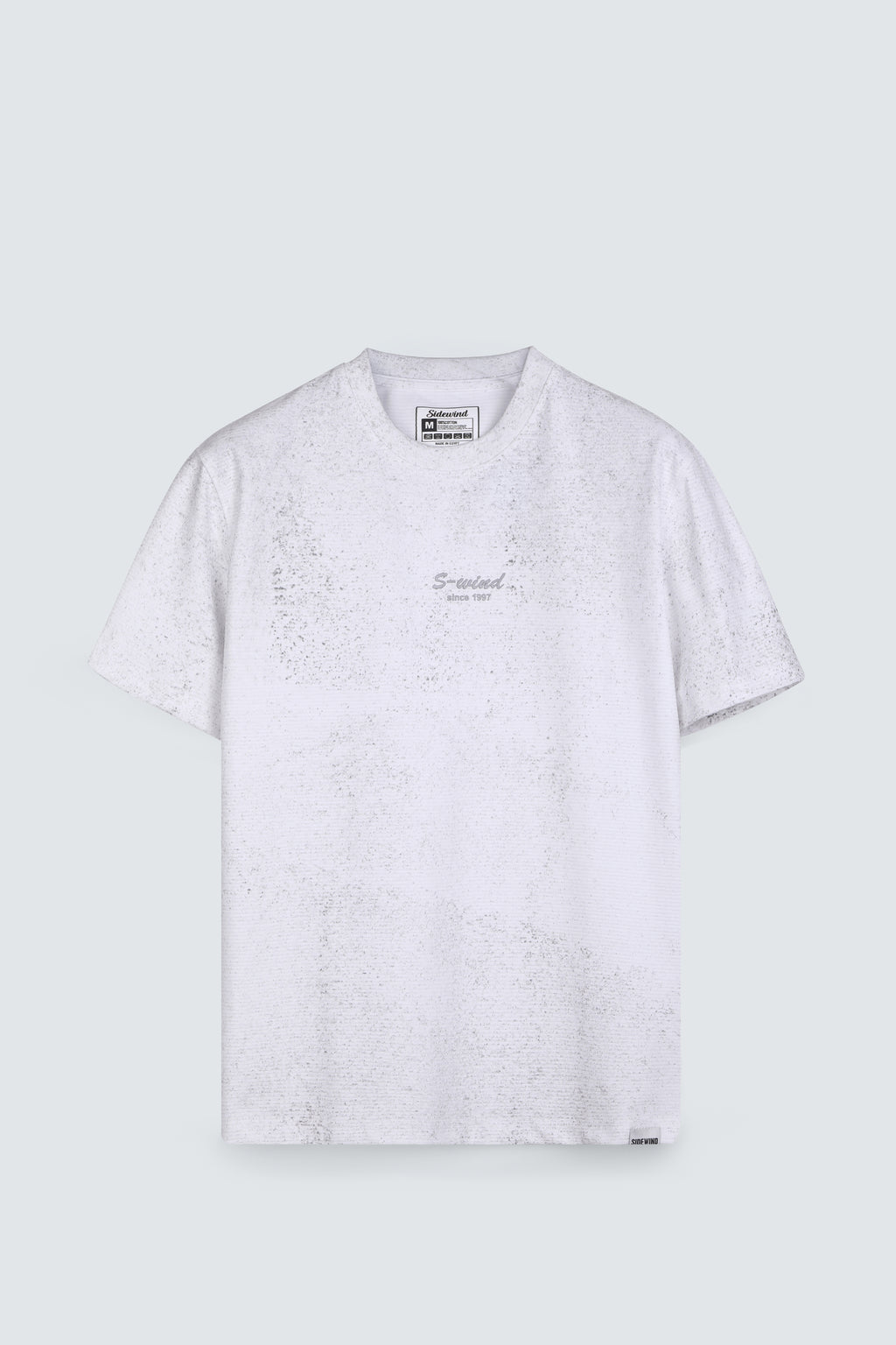 SIDEWIND Acid Wash Ribbed Tee