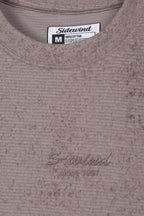 SIDEWIND Acid Wash Ribbed Tee