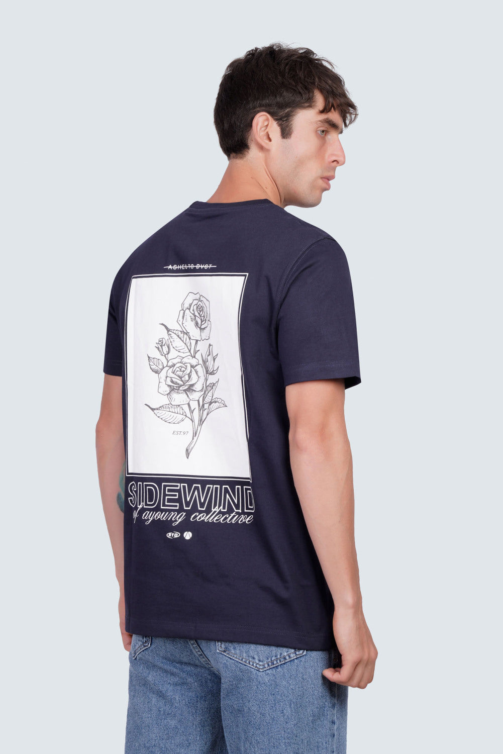 SIDEWIND Rose Graphic Tee – Regular Fit