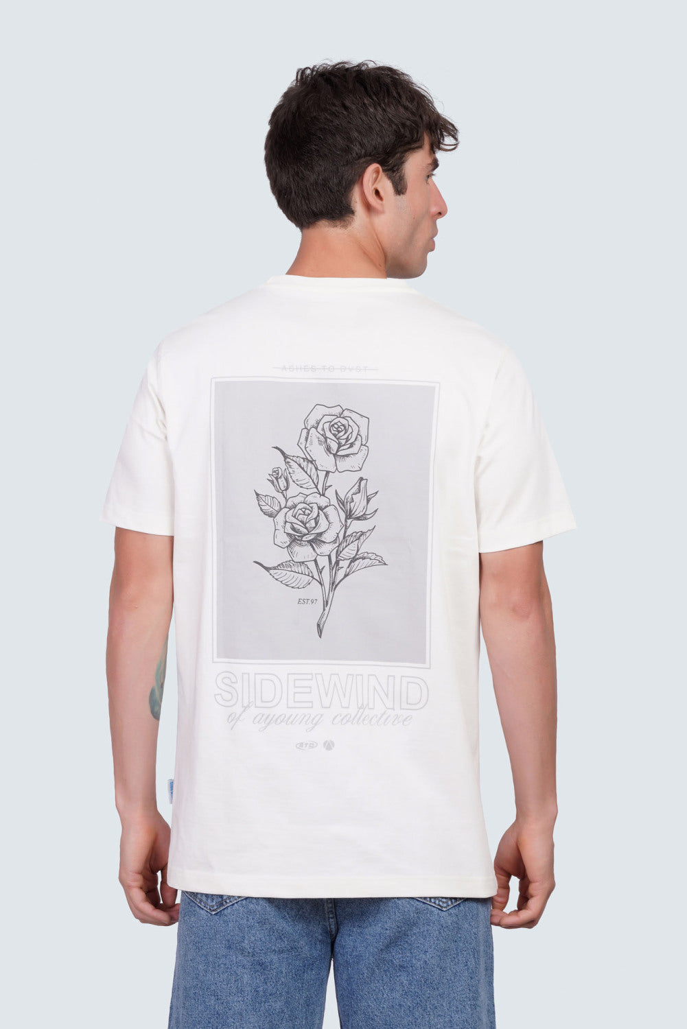 SIDEWIND Rose Graphic Tee – Regular Fit