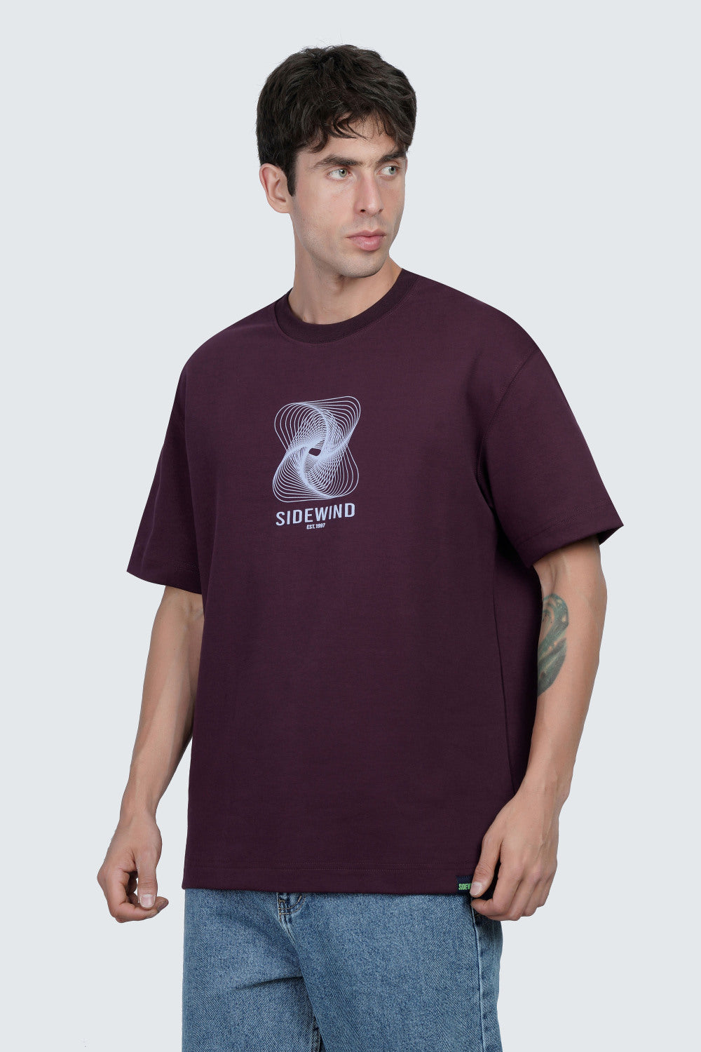 SIDEWIND Triple Play Oversized Tee