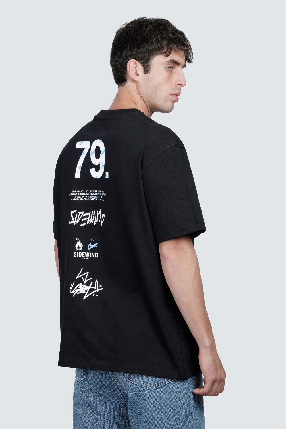 SIDEWIND Neutral Ground 79 Oversized Tee