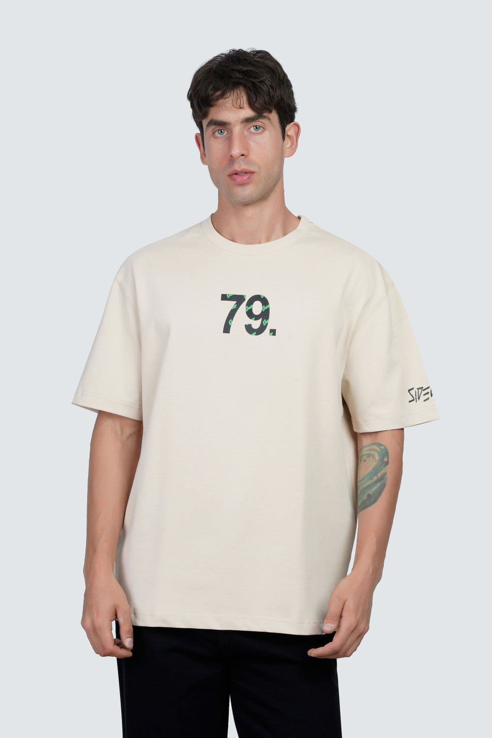 SIDEWIND Neutral Ground 79 Oversized Tee