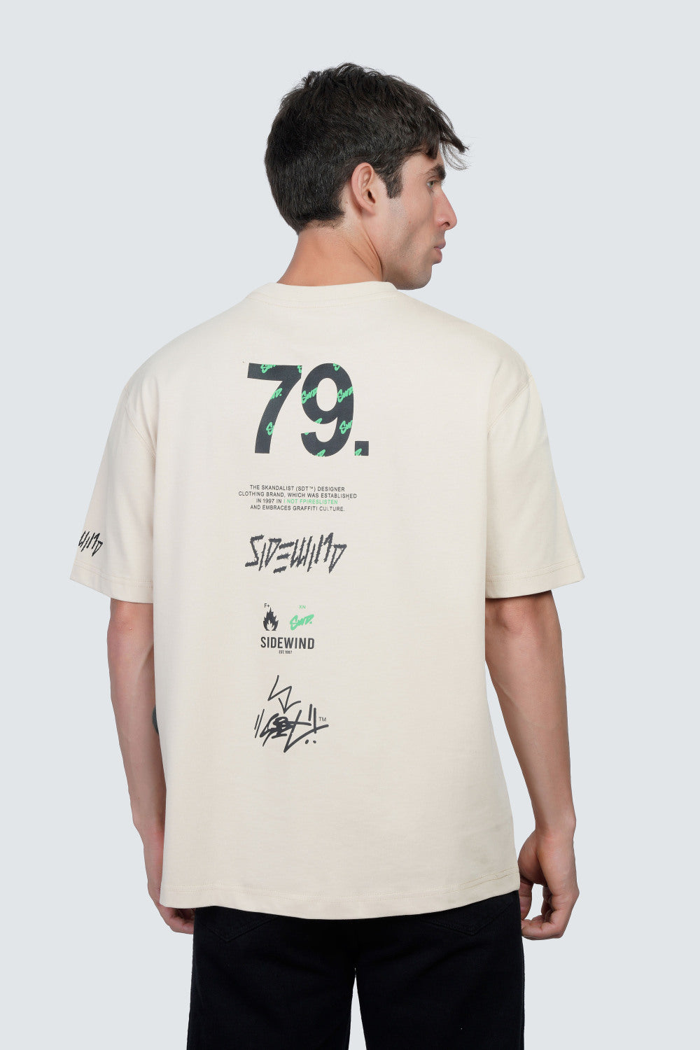 SIDEWIND Neutral Ground 79 Oversized Tee