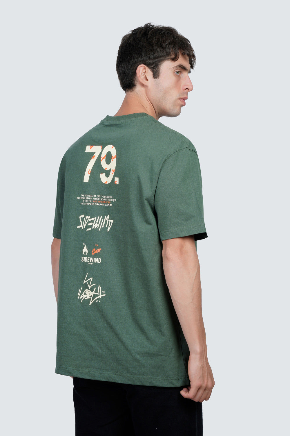 SIDEWIND Neutral Ground 79 Oversized Tee