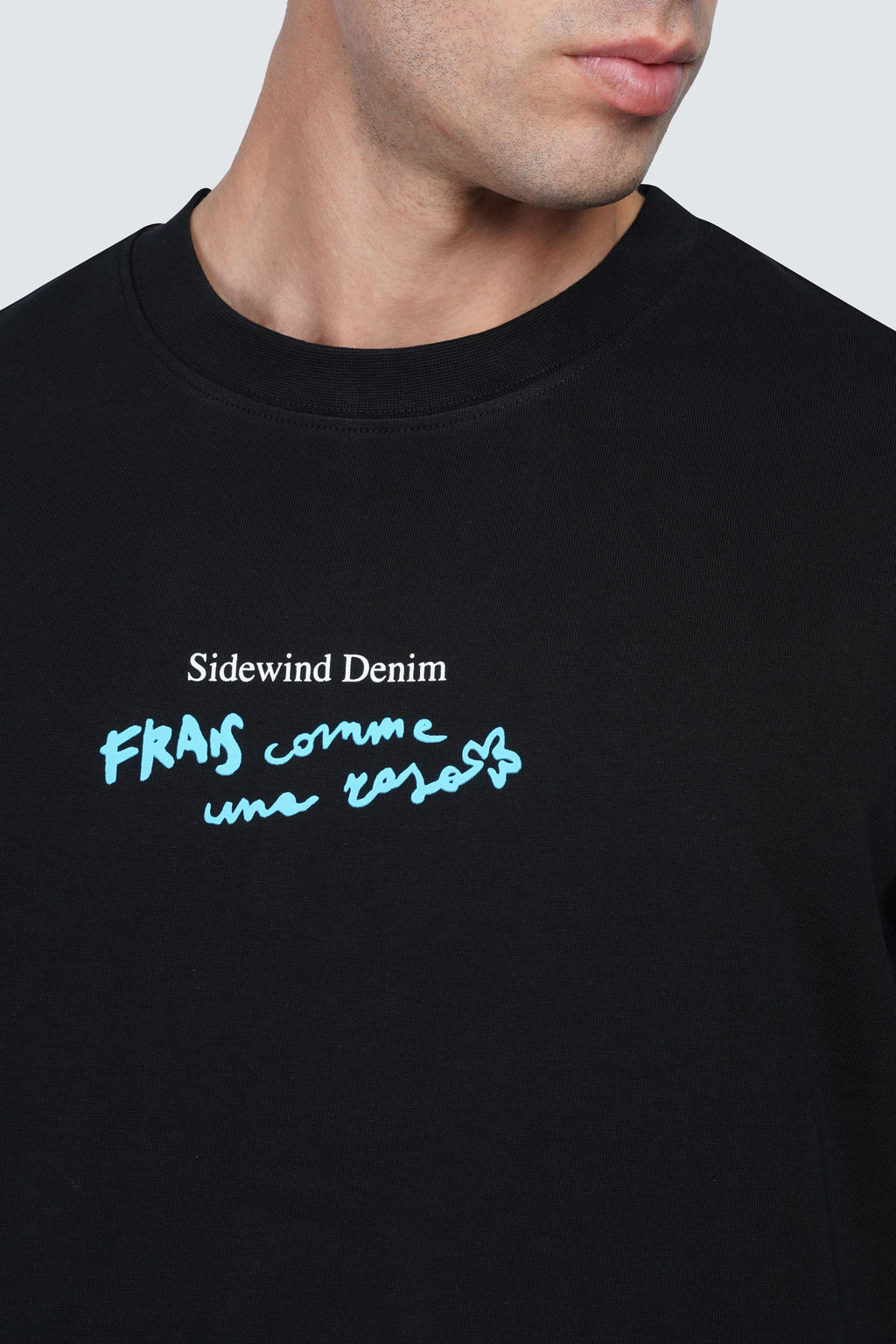 SIDEWIND Metallic Edge Oversized Tee