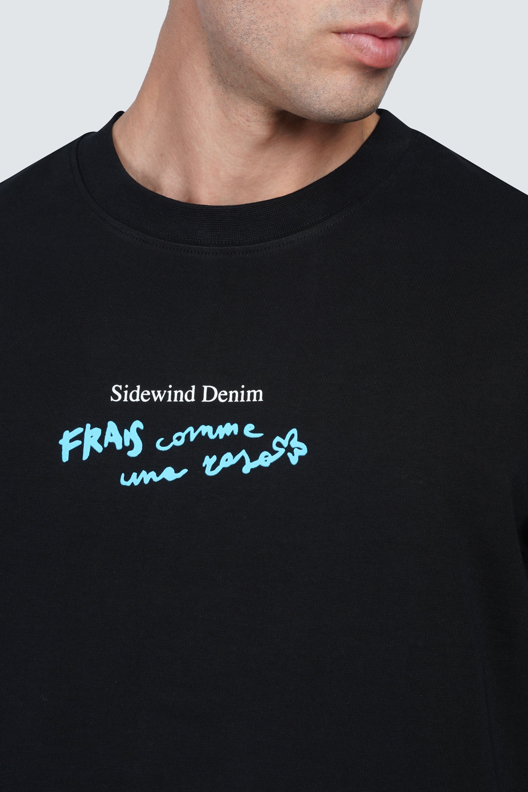 SIDEWIND Metallic Edge Oversized Tee