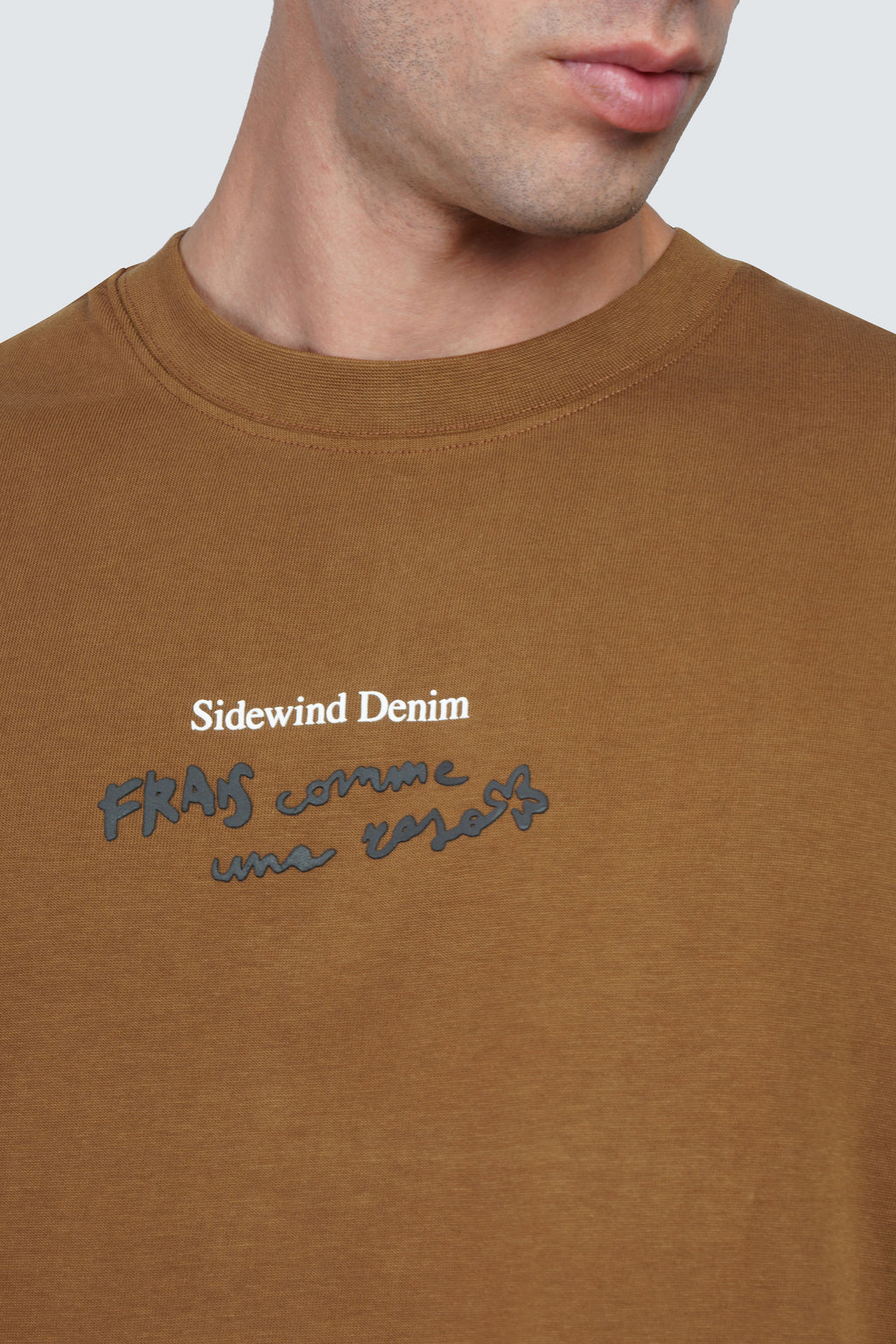 SIDEWIND Metallic Edge Oversized Tee