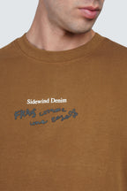 SIDEWIND Metallic Edge Oversized Tee