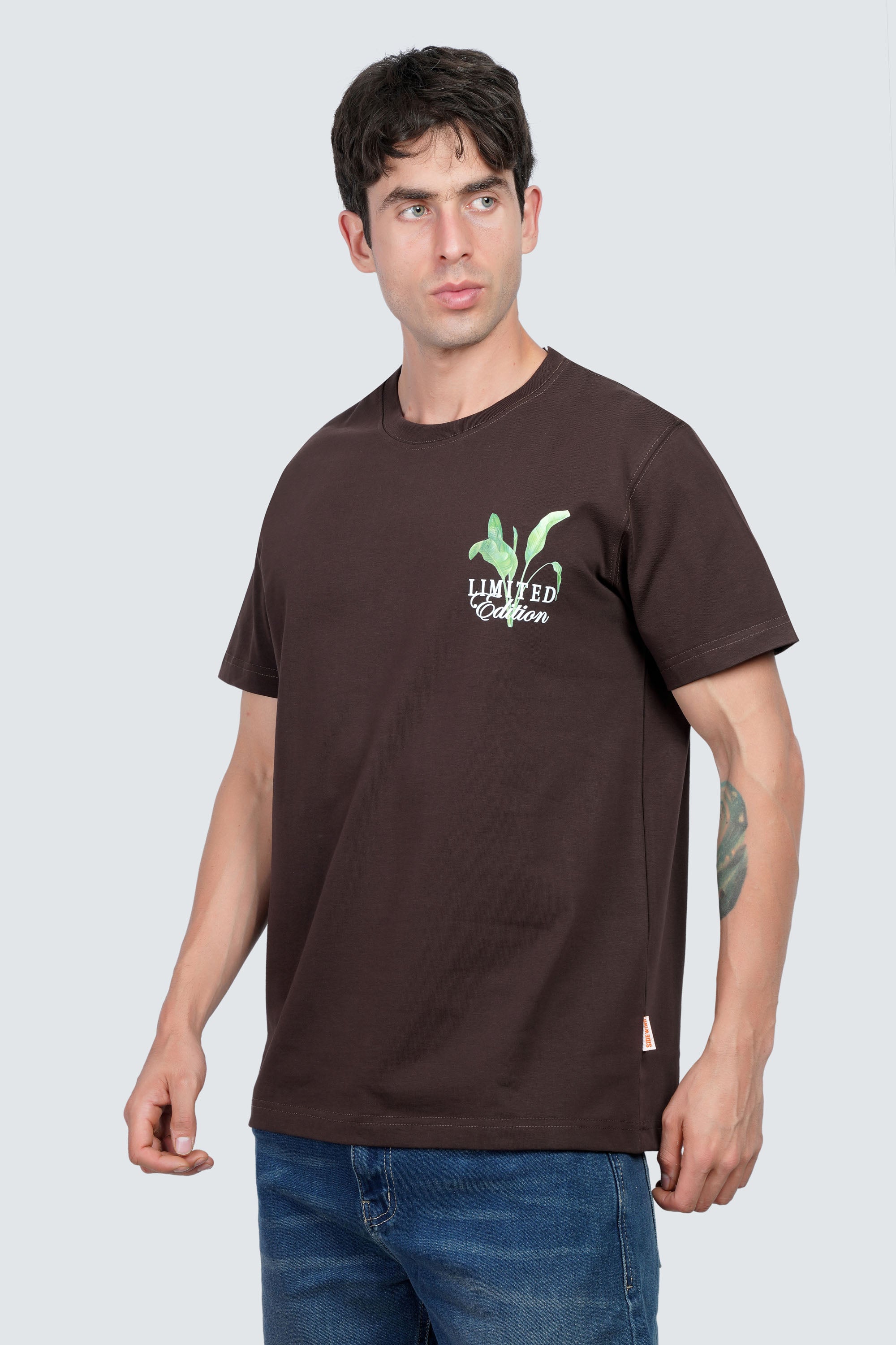 SIDEWIND Earth Tone Oversized Tee