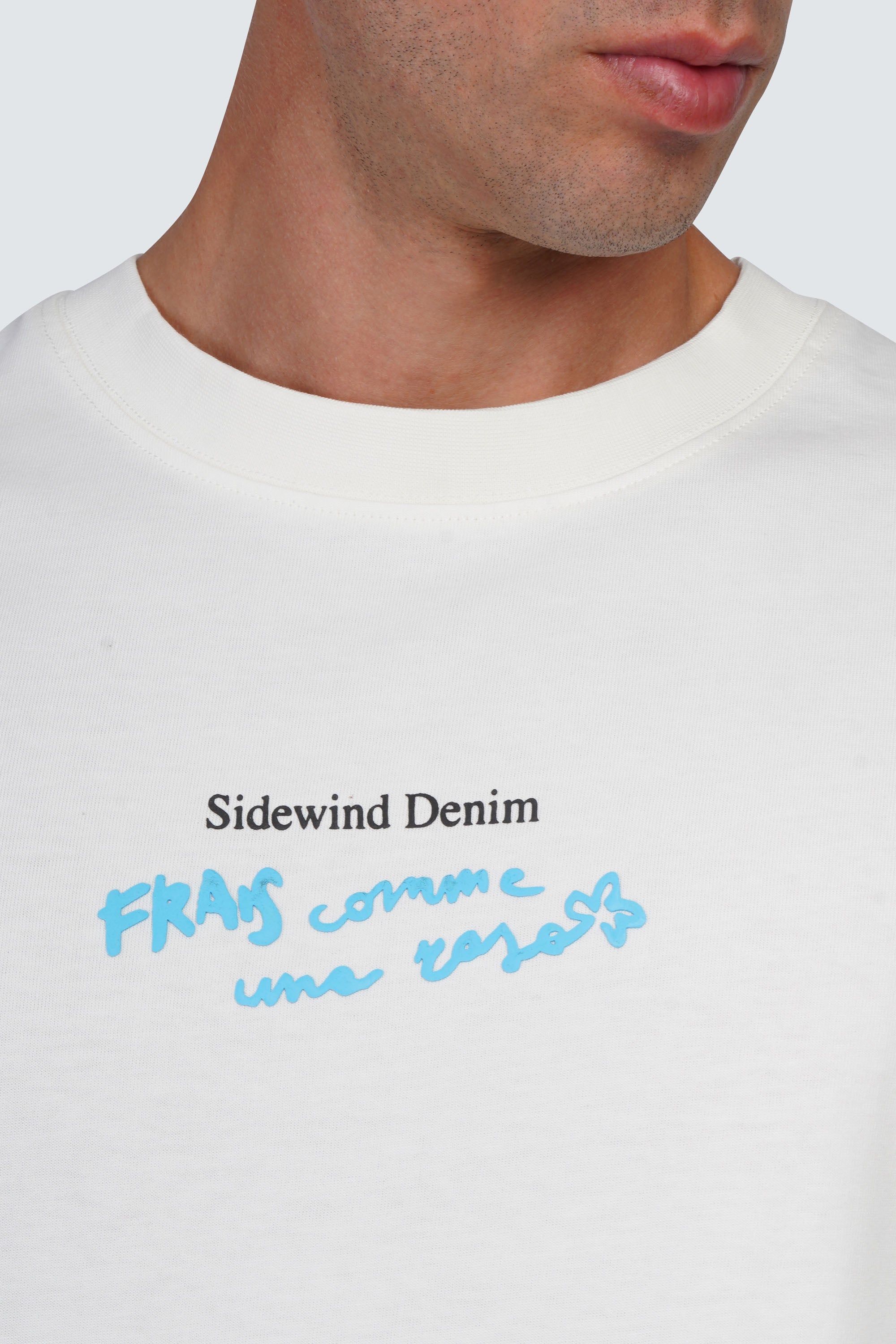 SIDEWIND Metallic Edge Oversized Tee