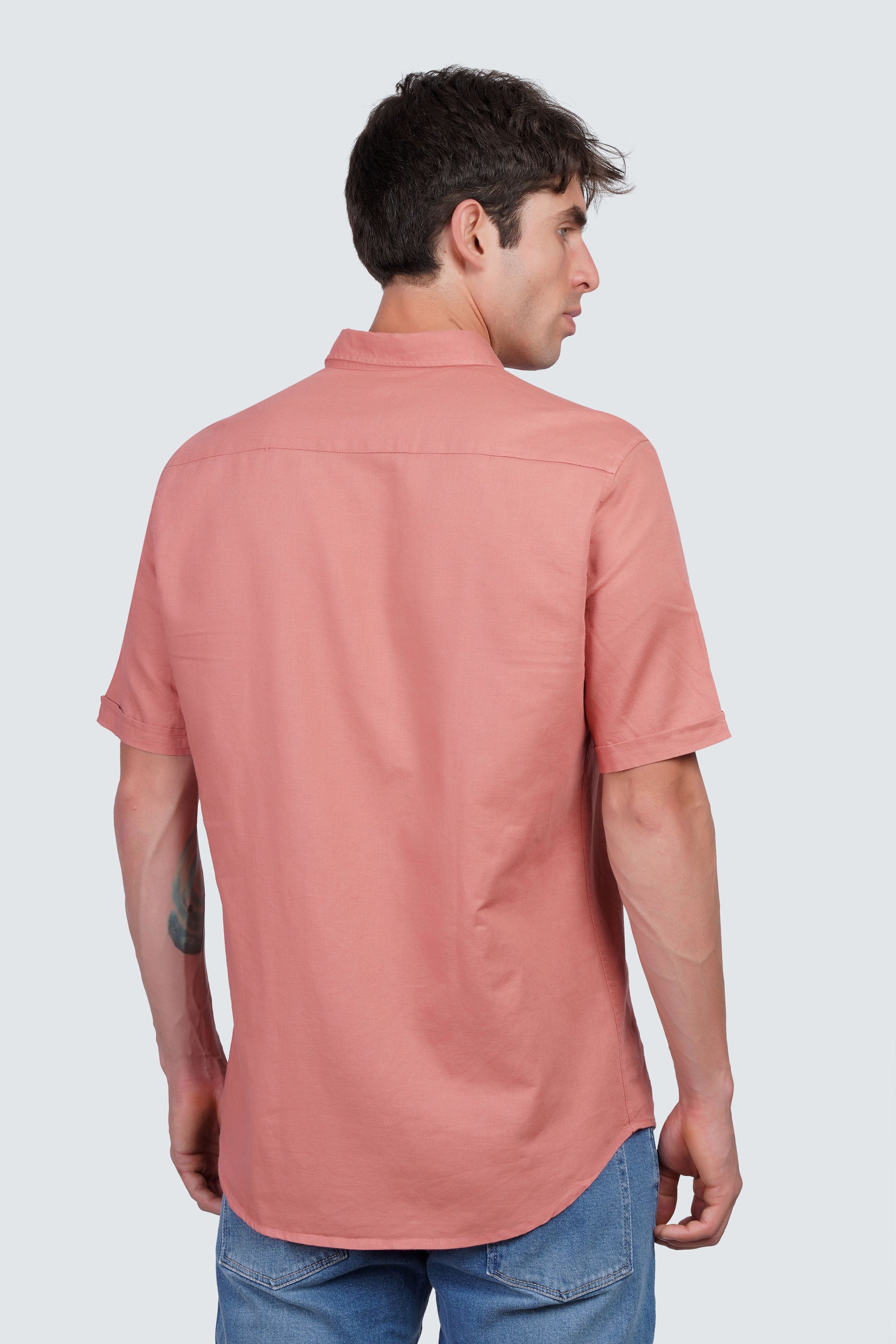 SIDEWIND Linen Short Sleeve Shirt