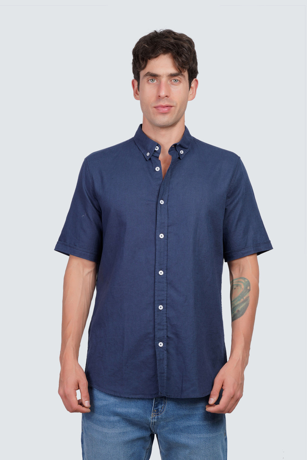 SIDEWIND Linen Short Sleeve Shirt