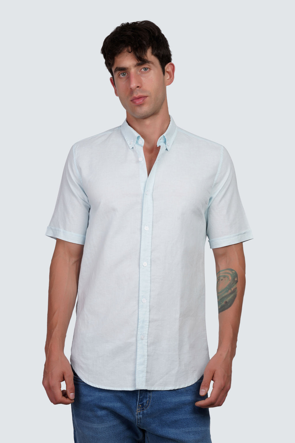 SIDEWIND Linen Short Sleeve Shirt