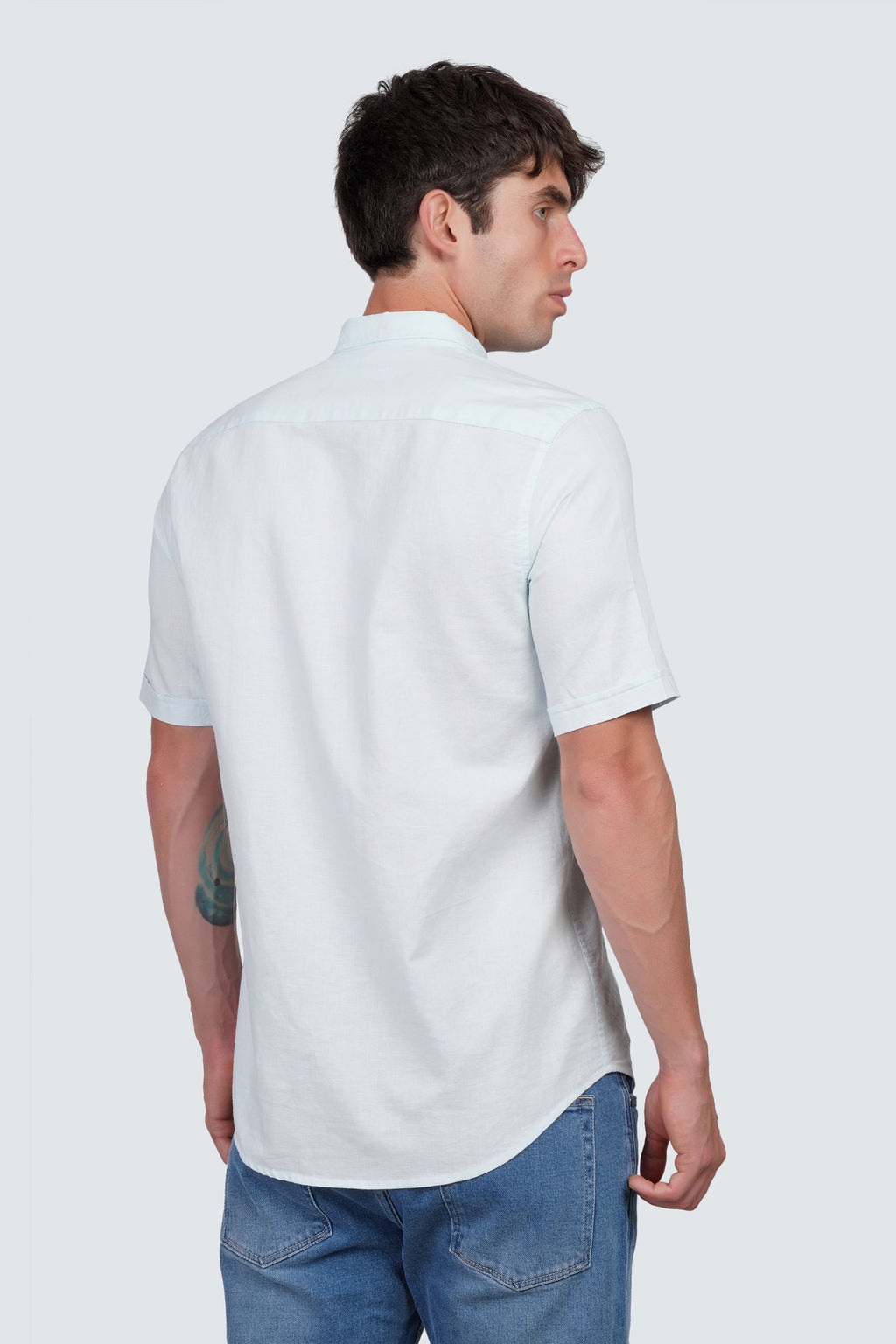 SIDEWIND Linen Short Sleeve Shirt