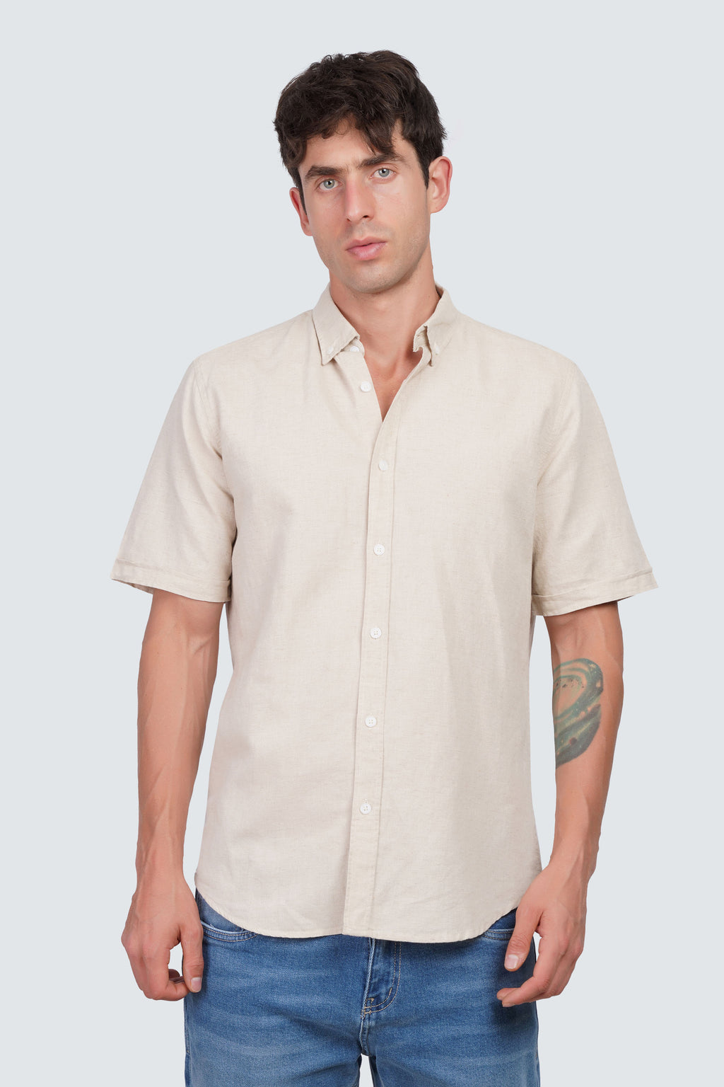SIDEWIND Linen Short Sleeve Shirt