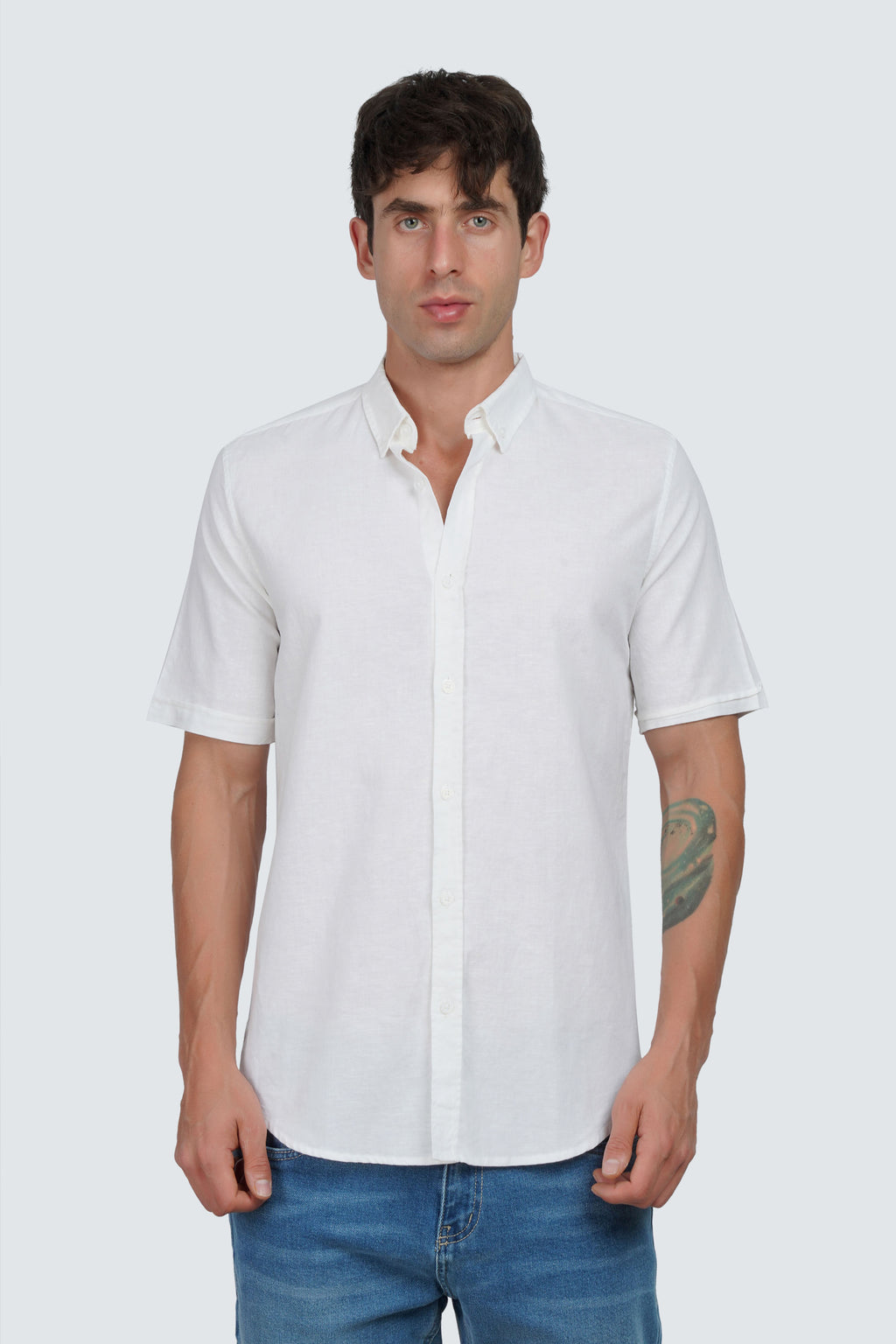 SIDEWIND Linen Short Sleeve Shirt
