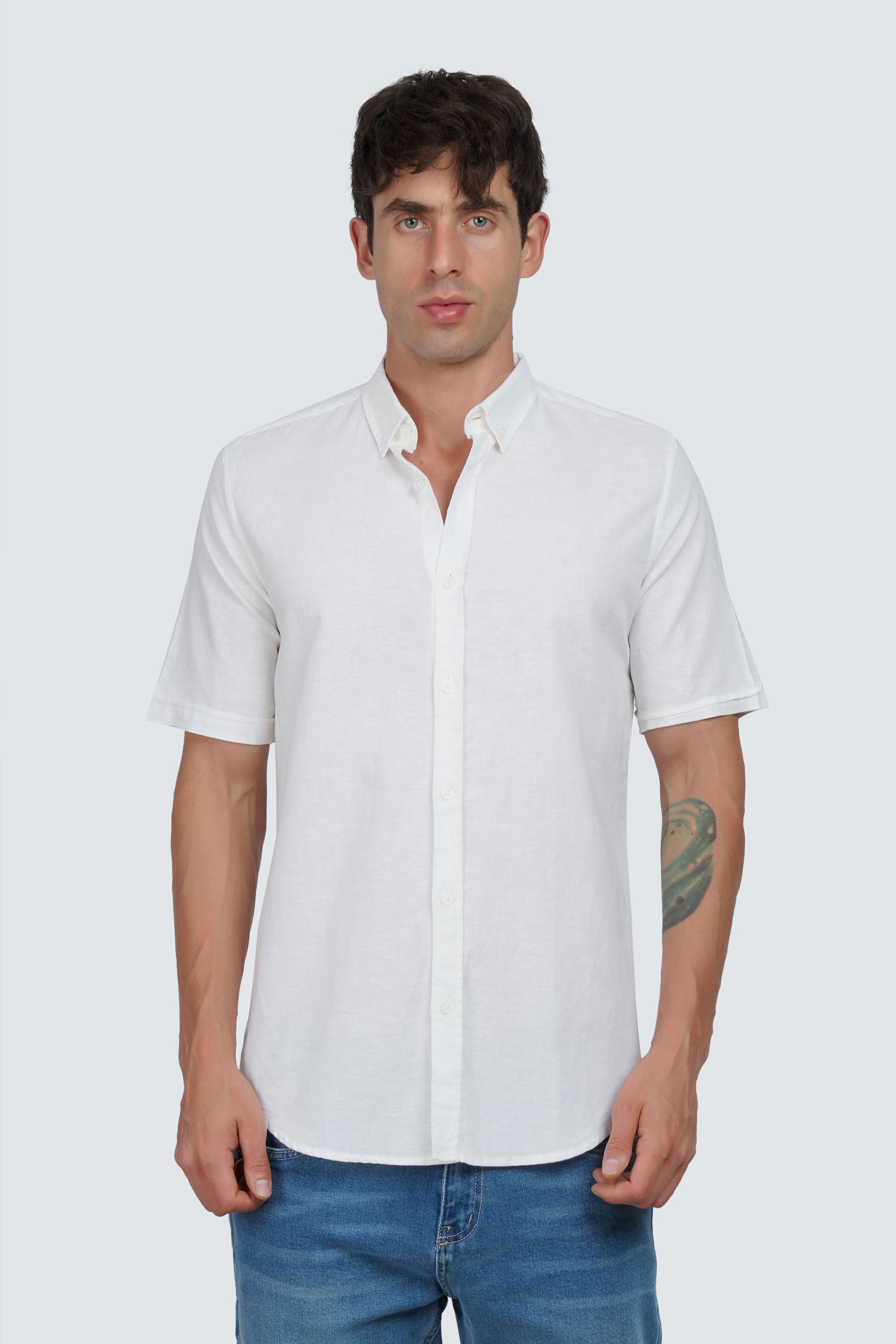 SIDEWIND Linen Short Sleeve Shirt