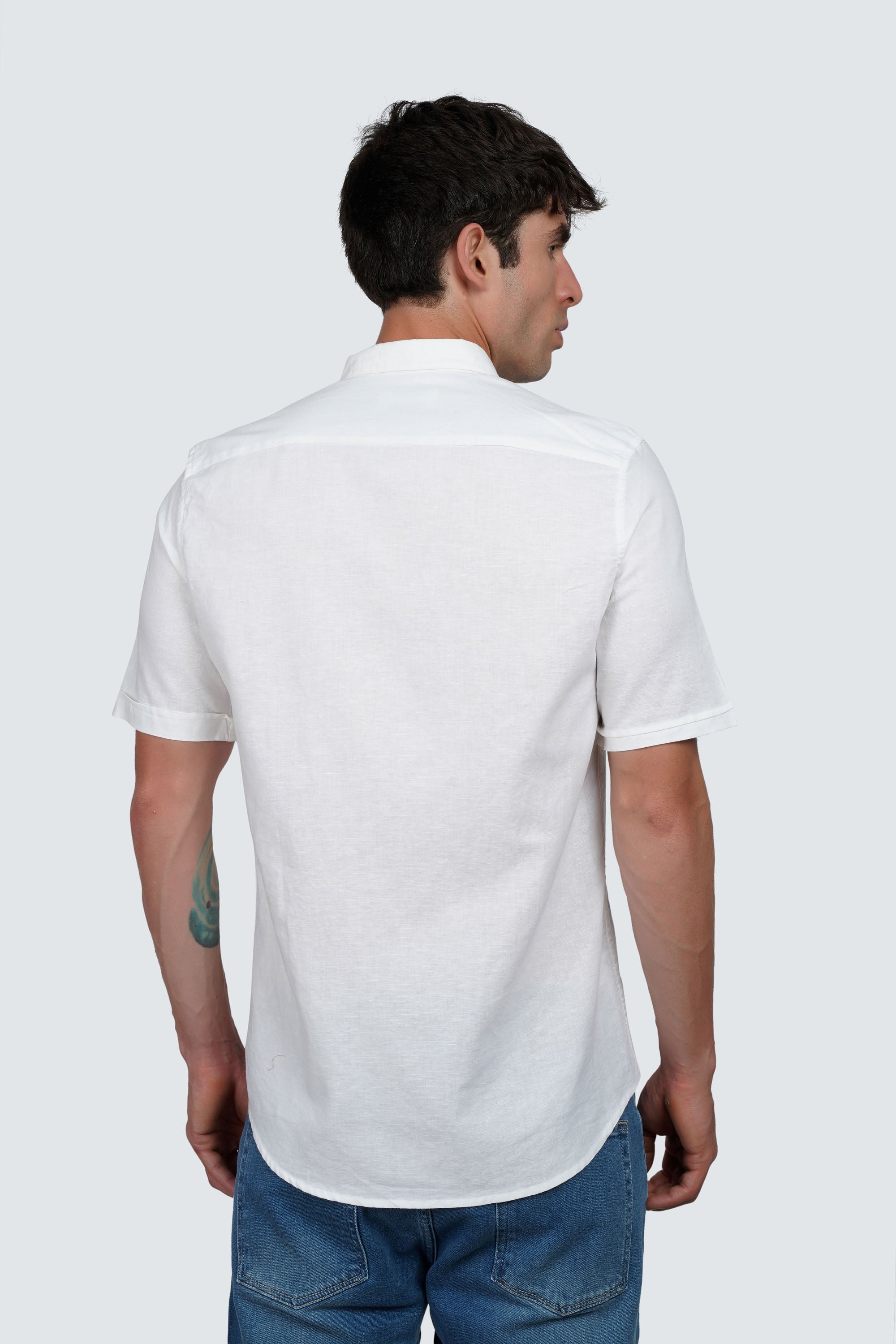 SIDEWIND Linen Short Sleeve Shirt