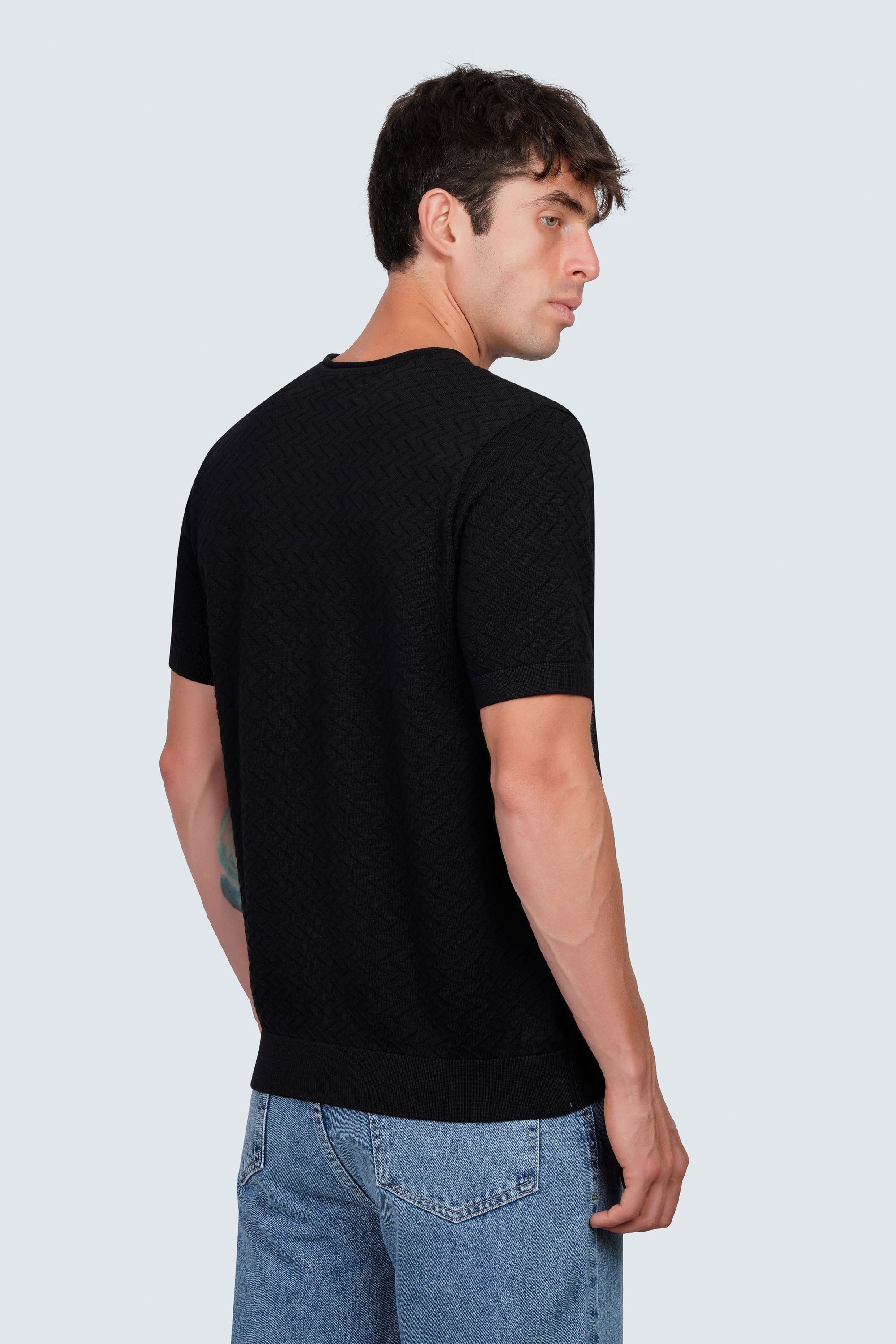SIDEWIND Trico Knit Tee