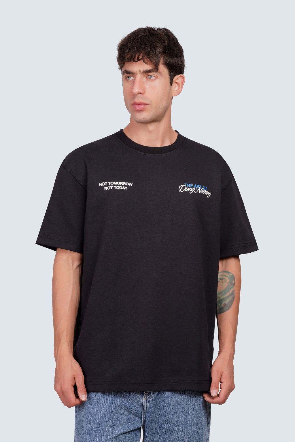 SIDEWIND Text Back Oversized Tee