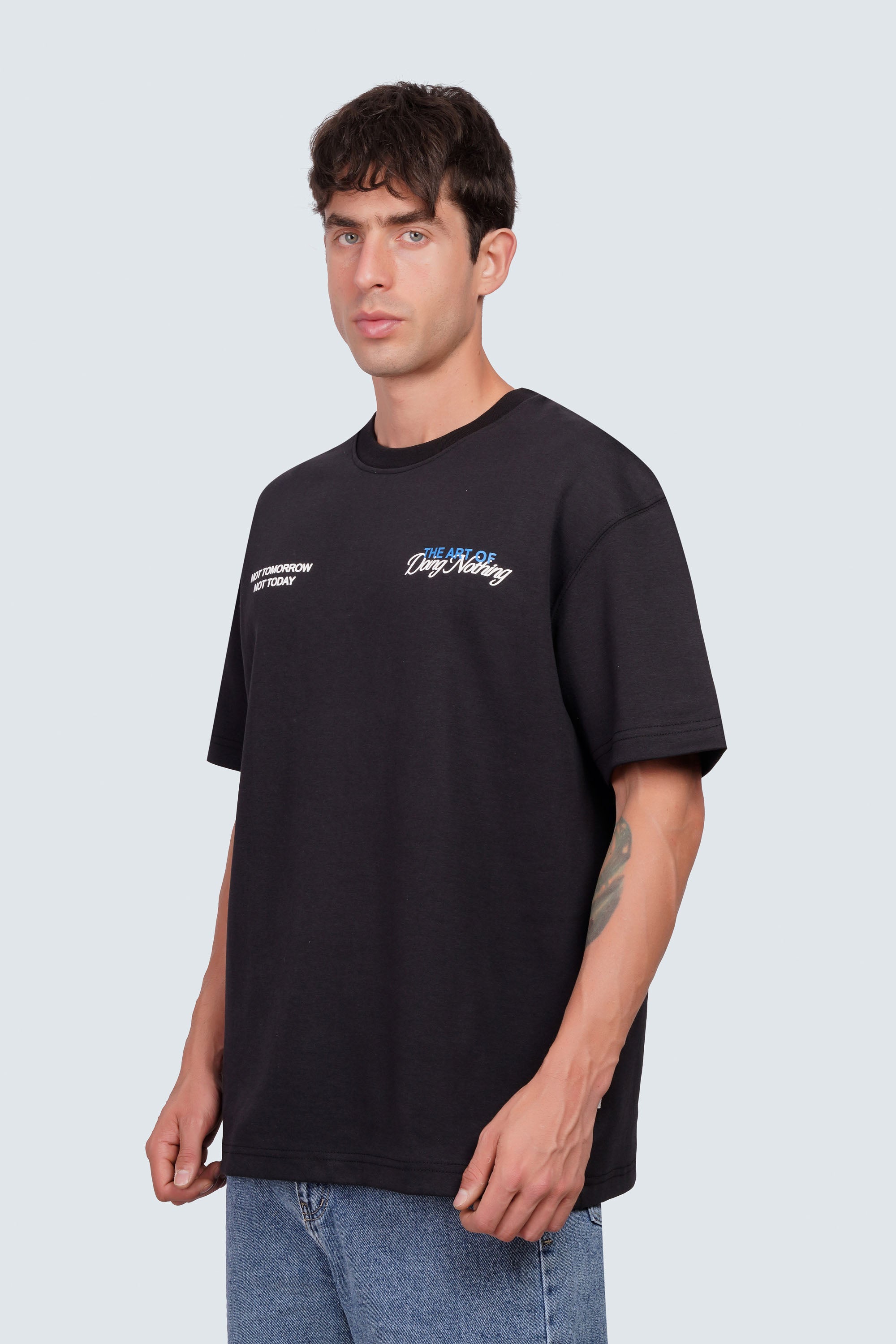 SIDEWIND Text Back Oversized Tee