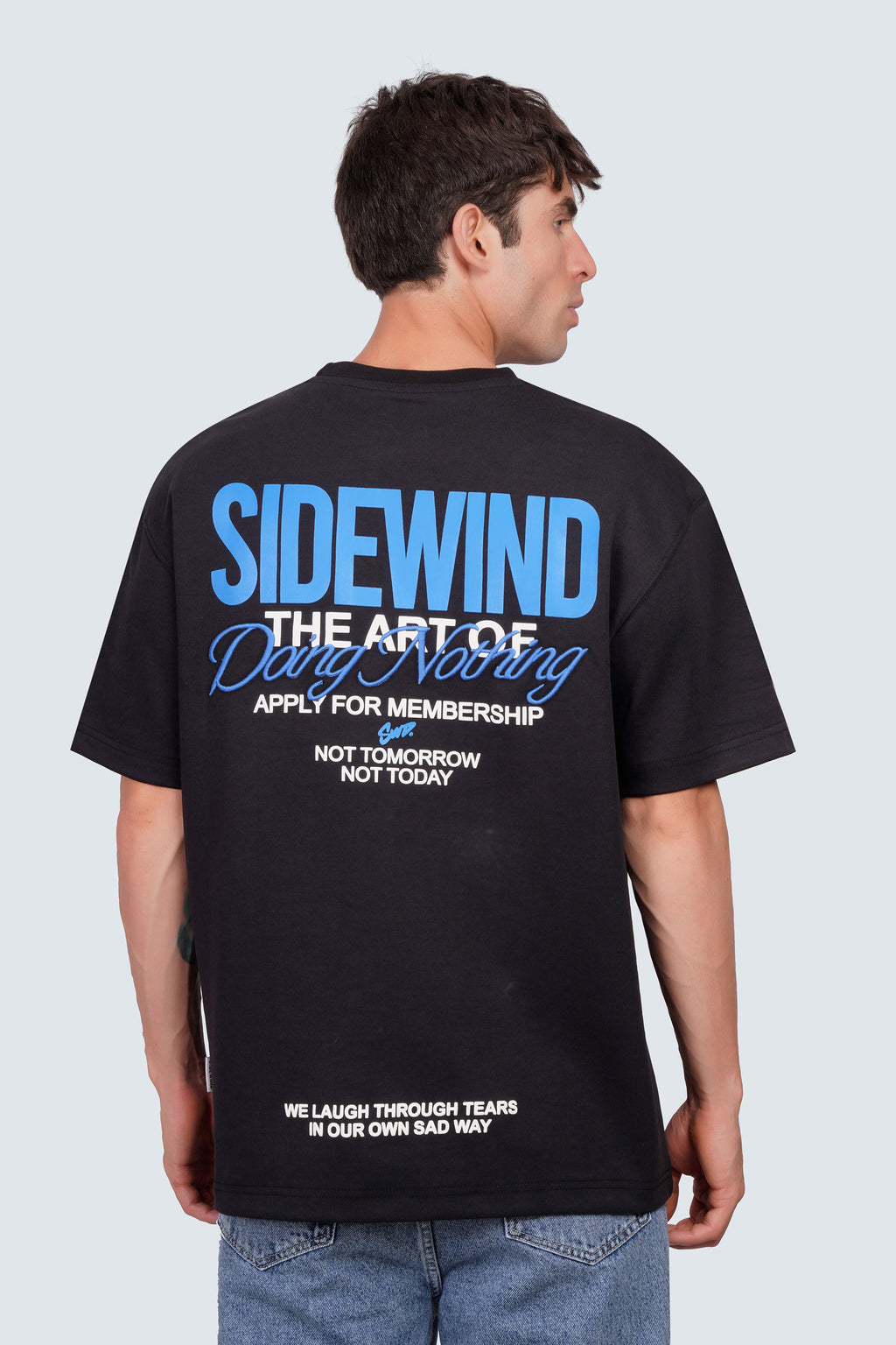 SIDEWIND Text Back Oversized Tee