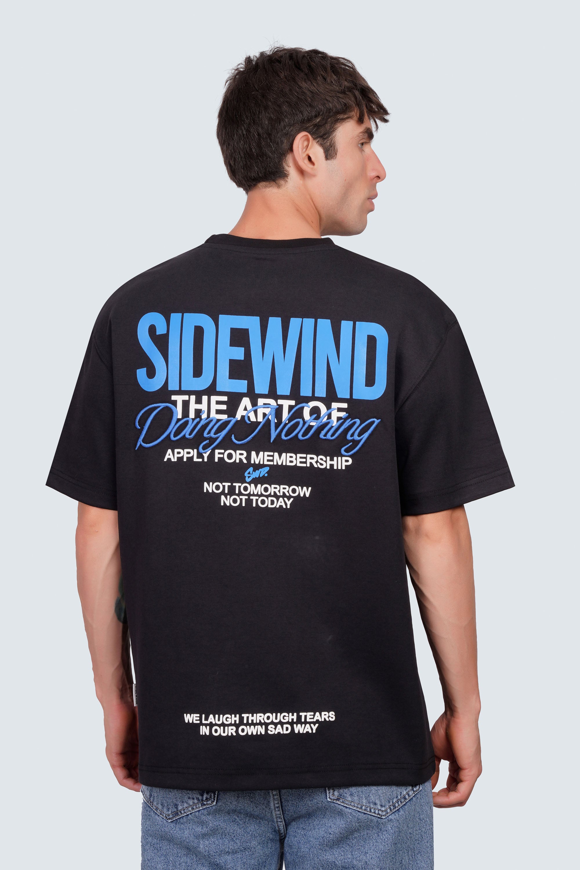 SIDEWIND Text Back Oversized Tee