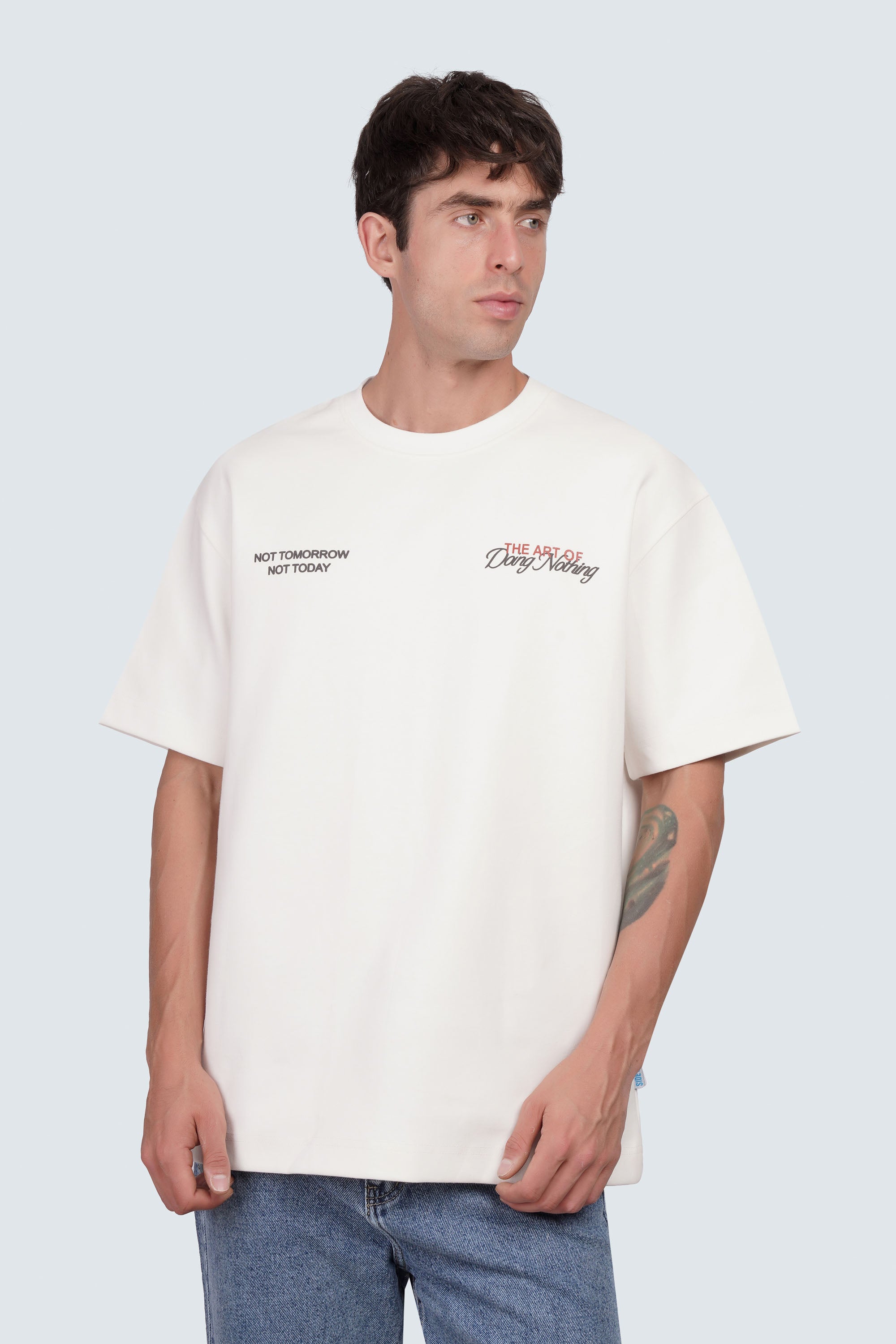 SIDEWIND Text Back Oversized Tee