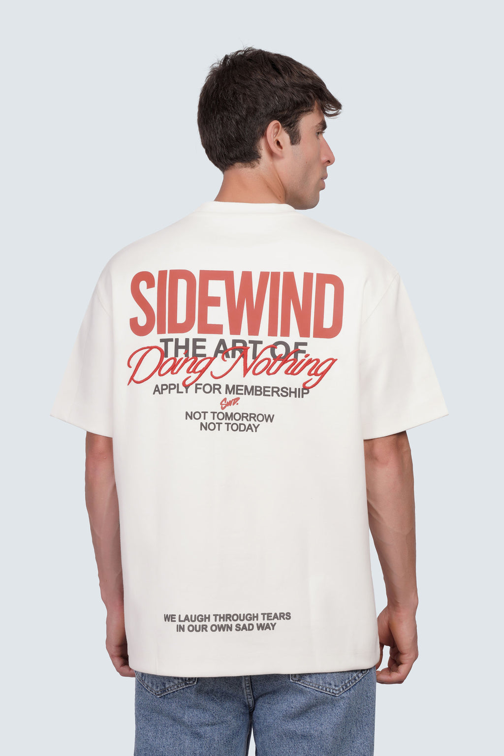 SIDEWIND Text Back Oversized Tee