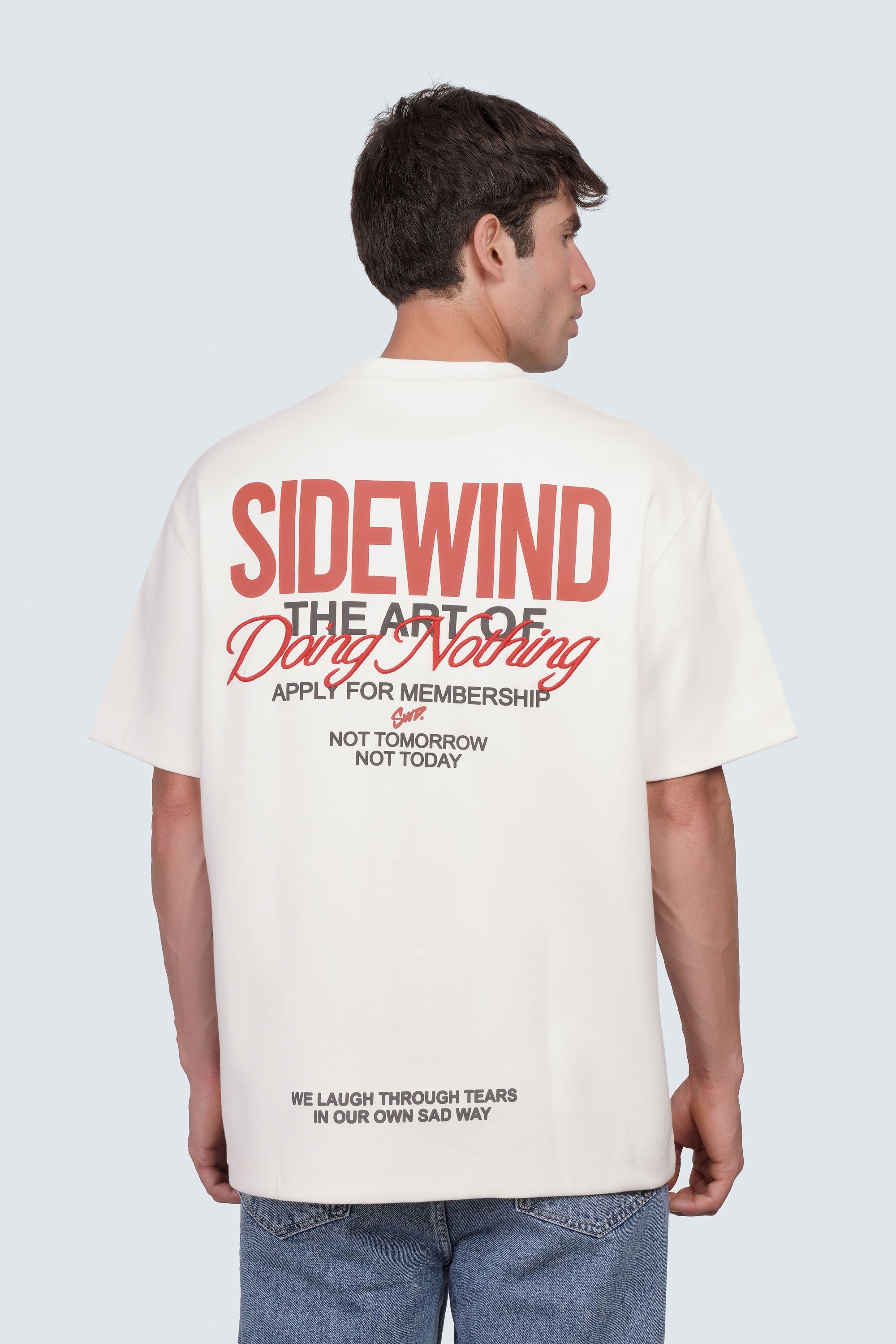 SIDEWIND Text Back Oversized Tee
