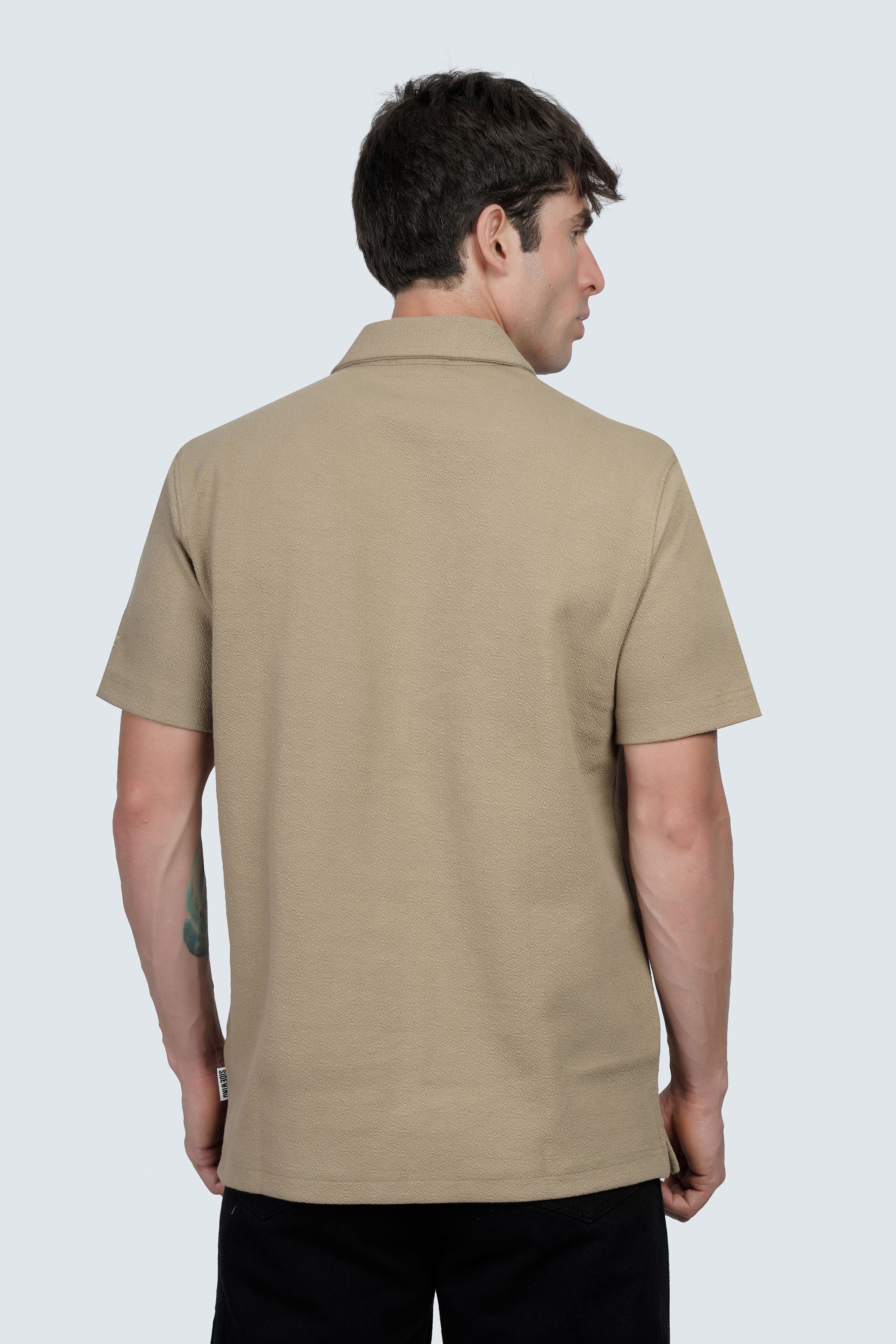 SIDEWIND Zip Polo Tee