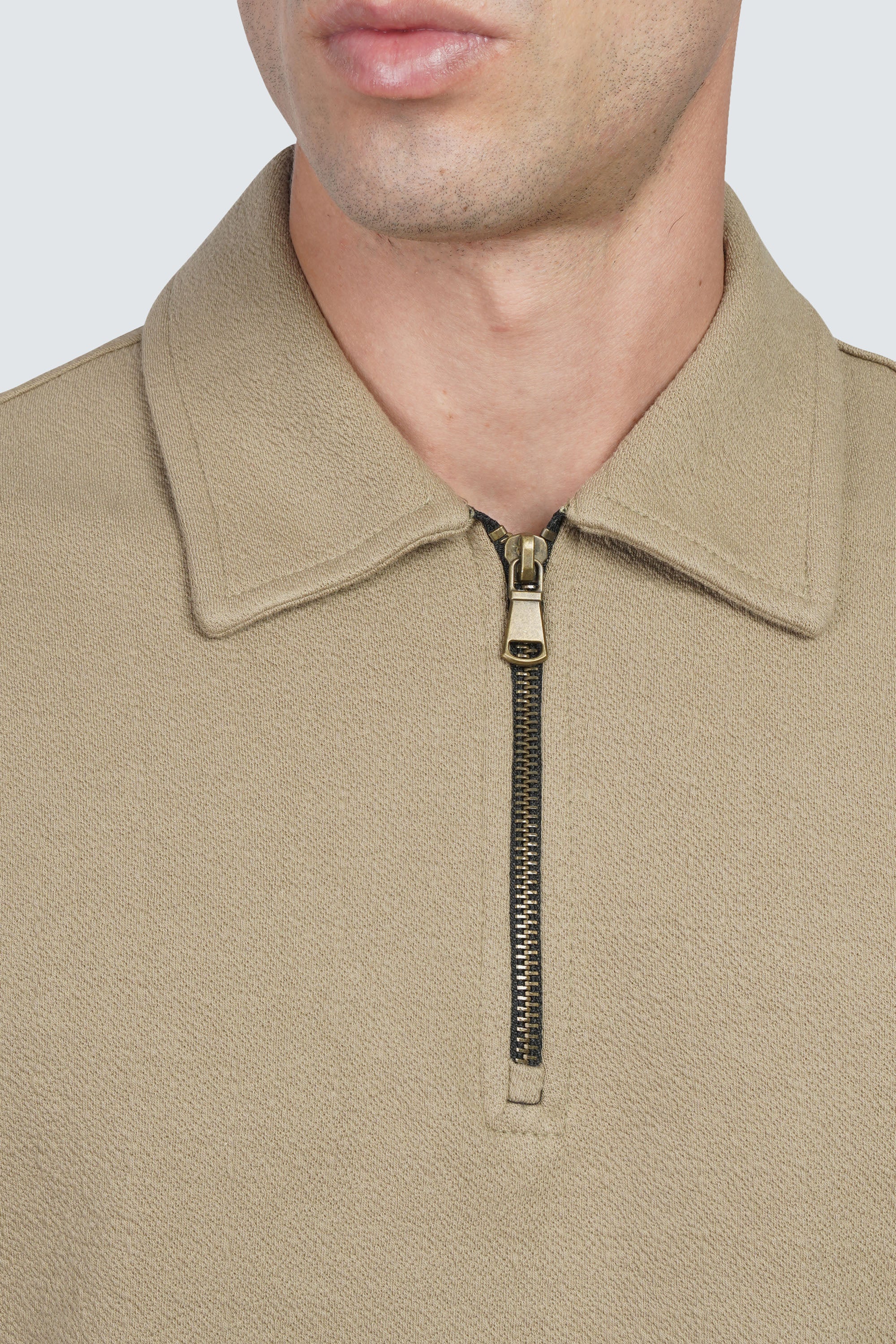 SIDEWIND Zip Polo Tee