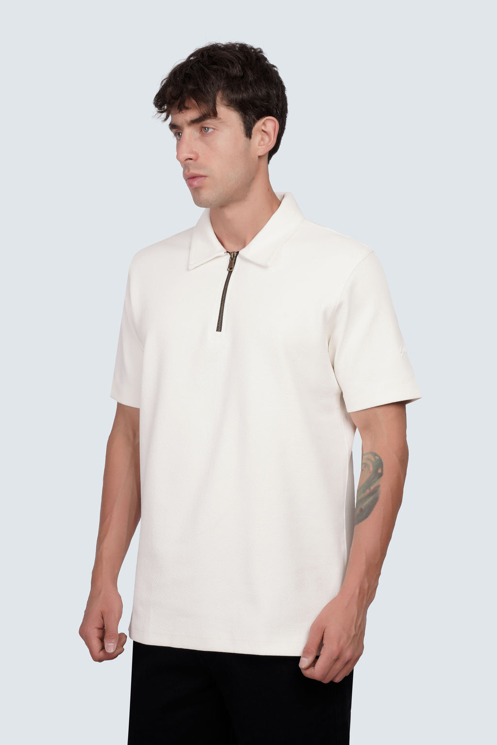 SIDEWIND Zip Polo Tee