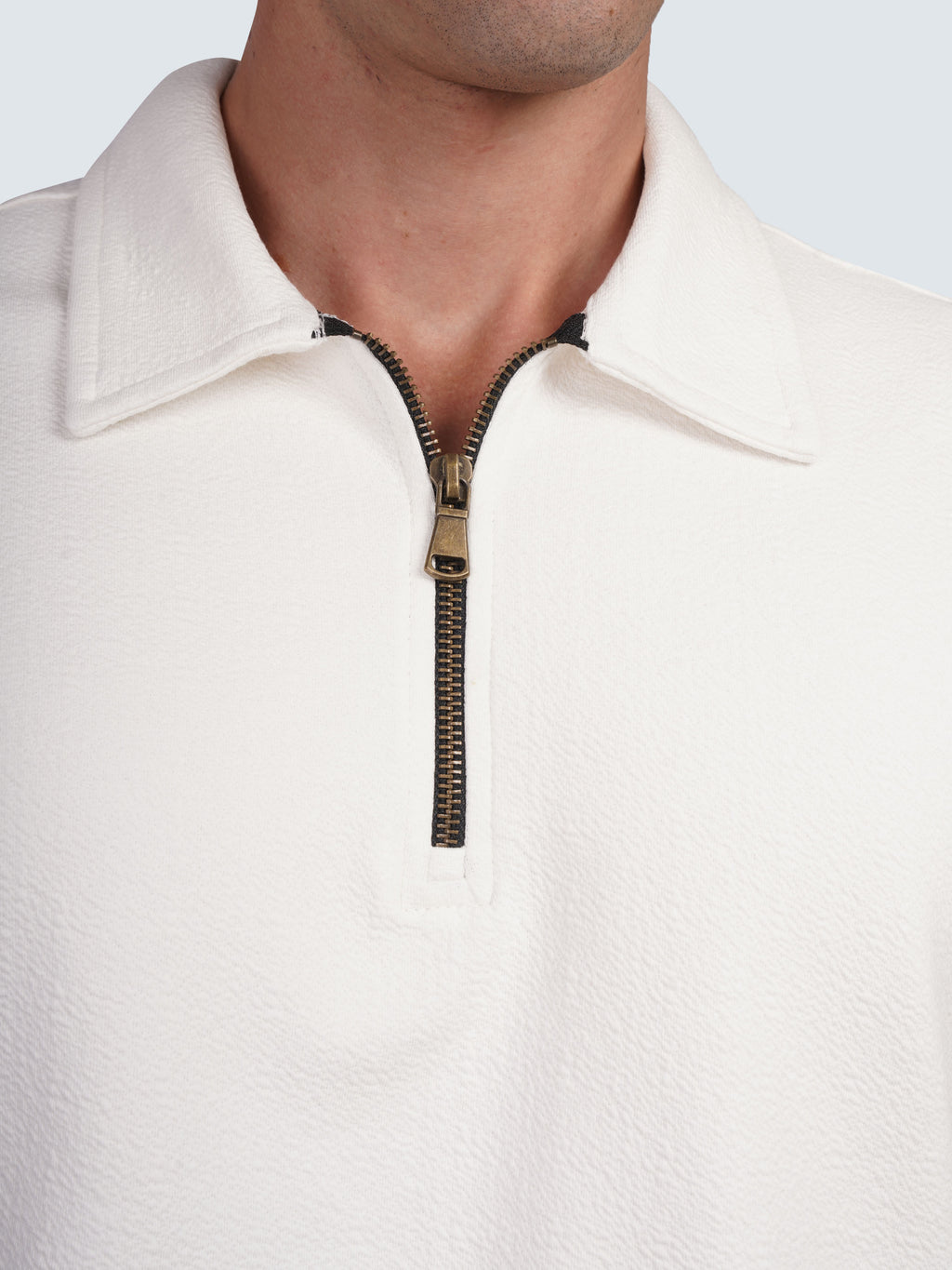 SIDEWIND Zip Polo Tee