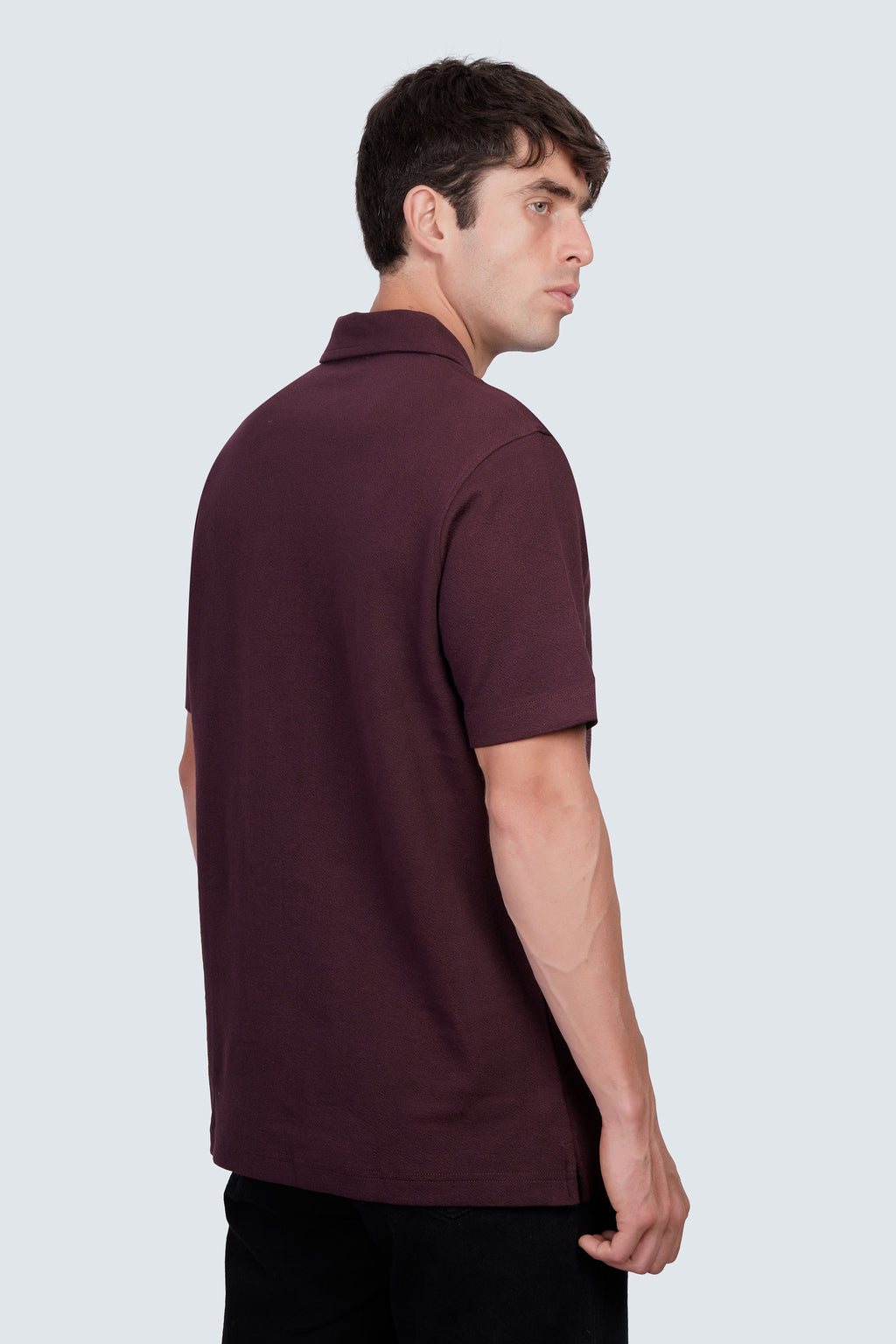 SIDEWIND Zip Polo Tee