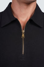 SIDEWIND Zip Polo Tee