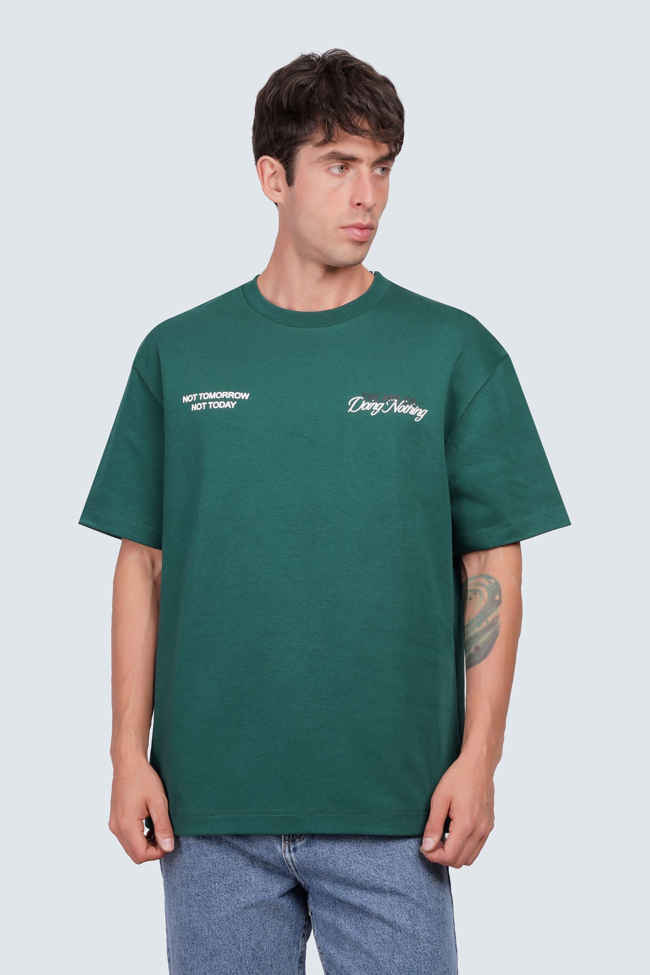 SIDEWIND Text Back Oversized Tee