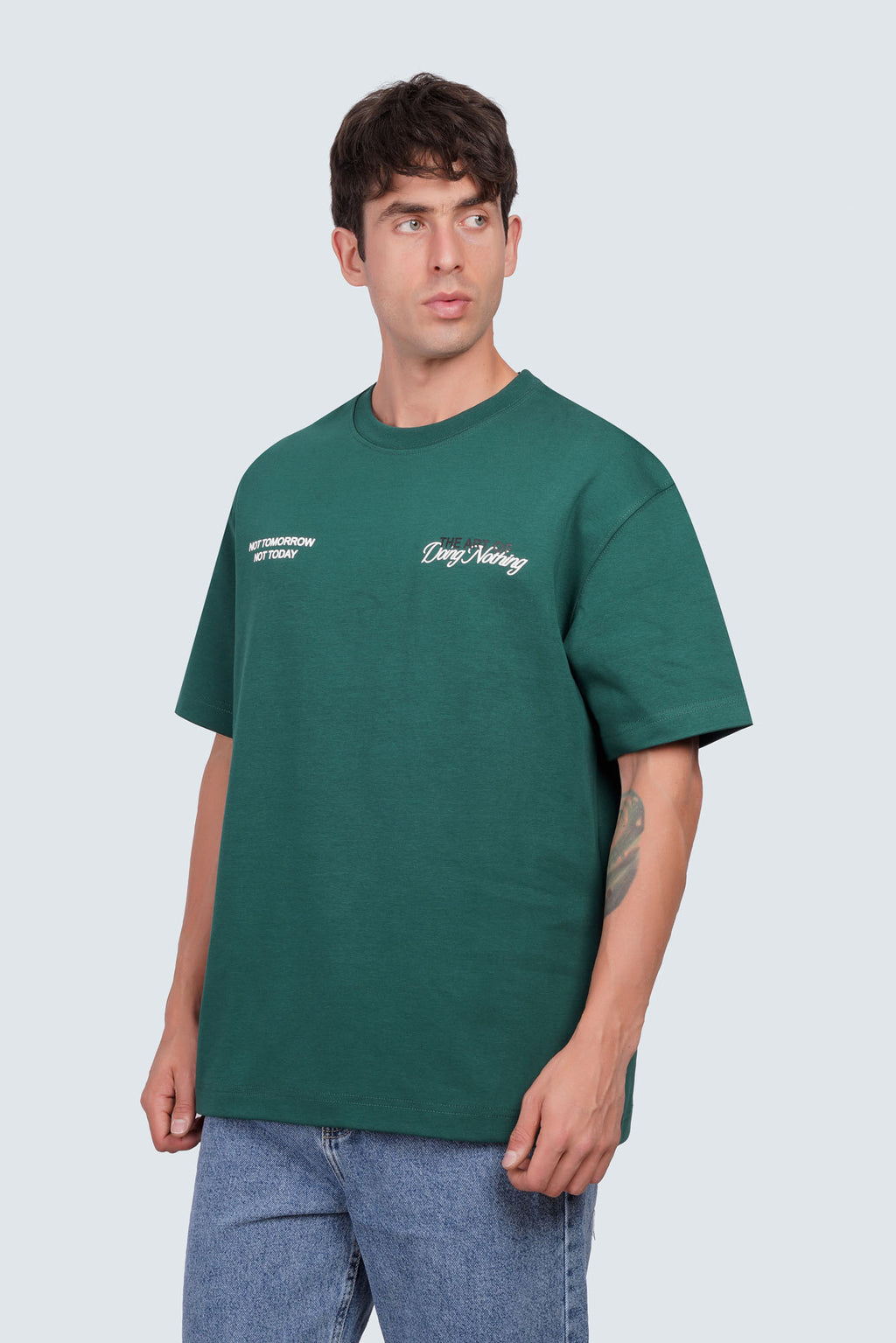 SIDEWIND Text Back Oversized Tee