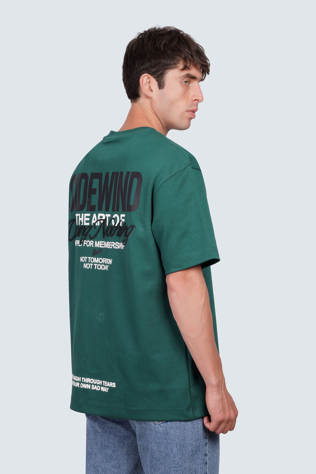 SIDEWIND Text Back Oversized Tee