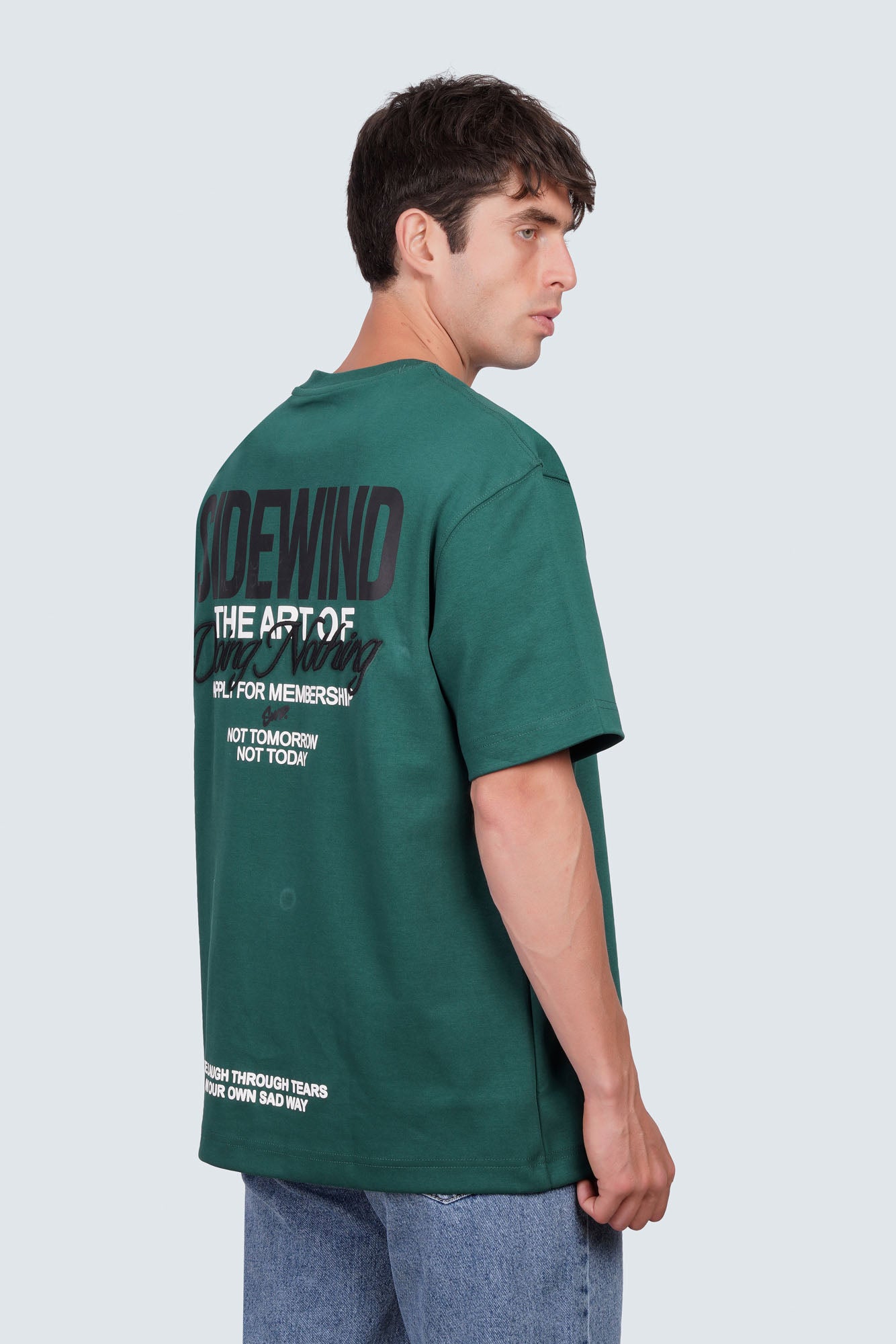 SIDEWIND Text Back Oversized Tee