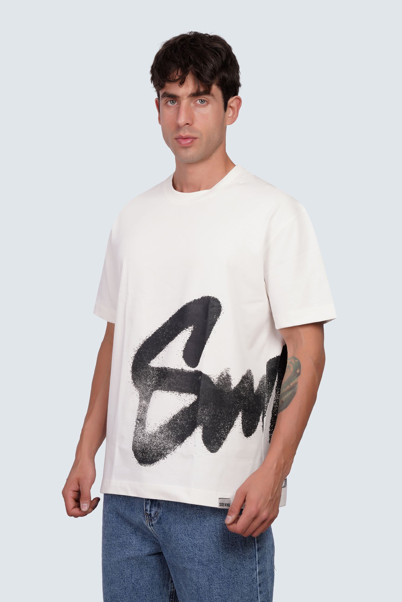 SIDEWIND Raw Oversized Tee – Men's Oversized T-Shirt
