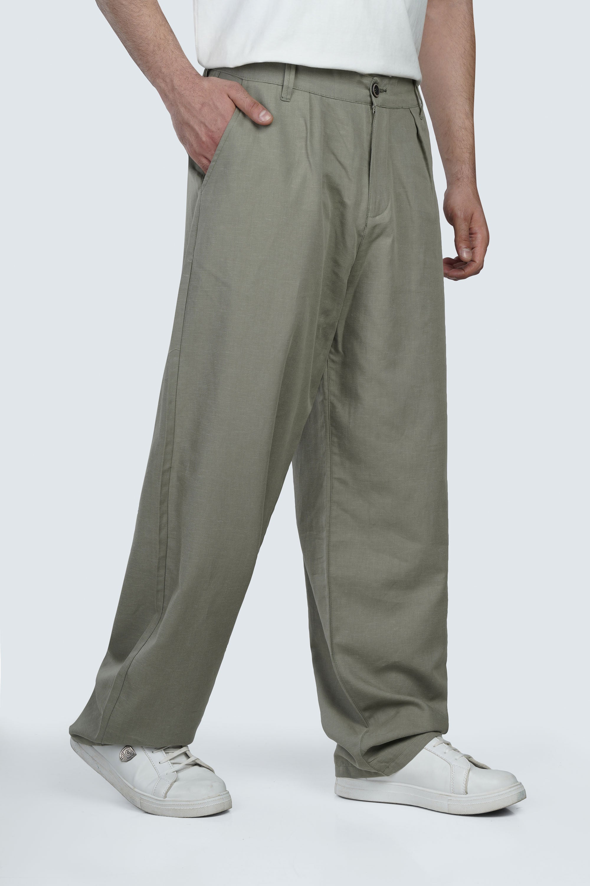 Linen relaxed Pants