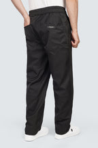 SIDEWIND Panel Stitch Relaxed Pants - Black front view 2