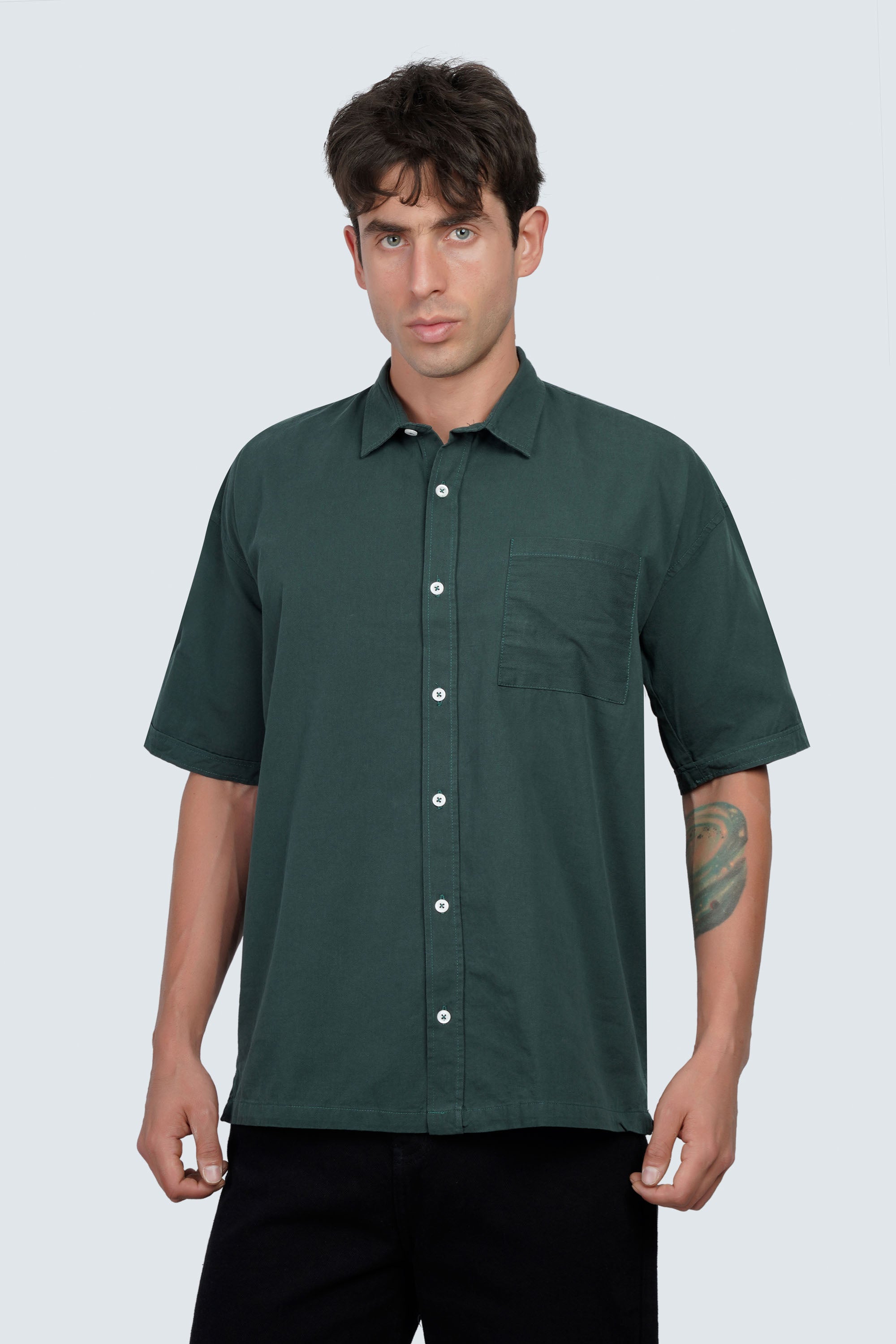 SIDEWIND Gabardine Shirt