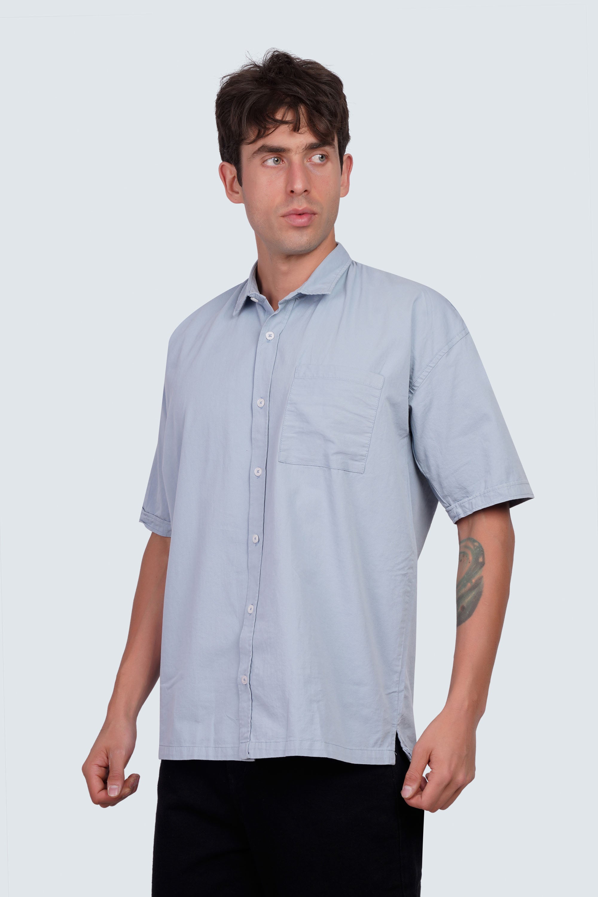 SIDEWIND Gabardine Shirt
