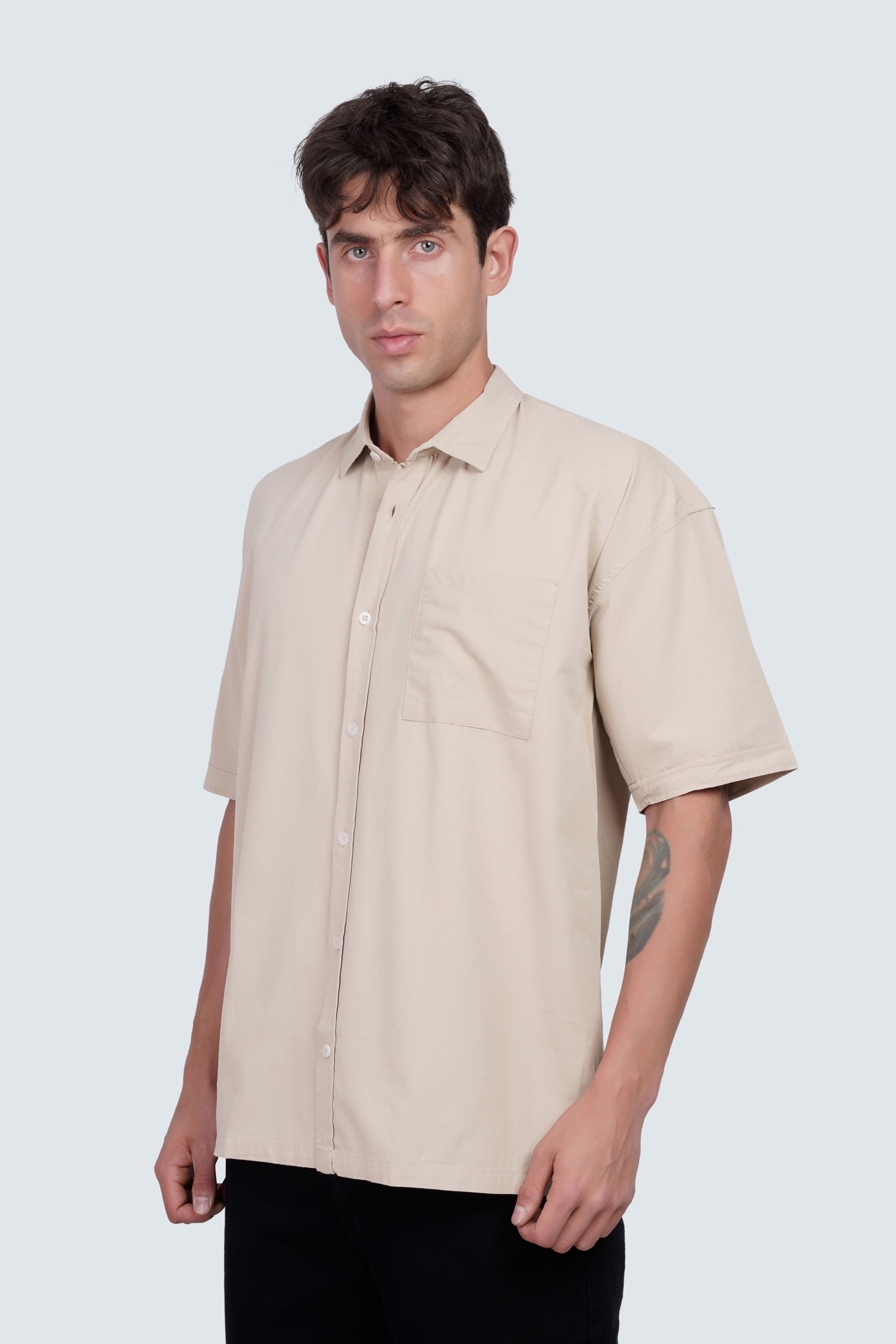 SIDEWIND Gabardine Shirt