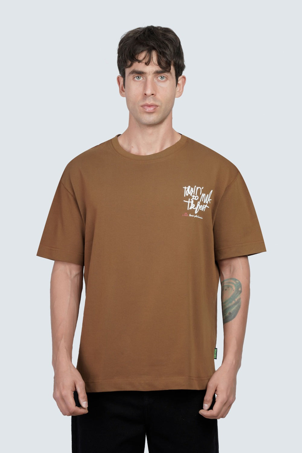 SIDEWIND Sayed Printed Crew Tee