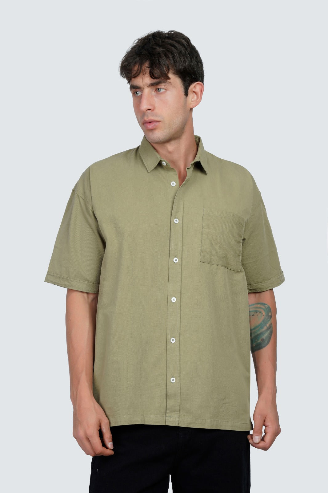 SIDEWIND Gabardine Shirt