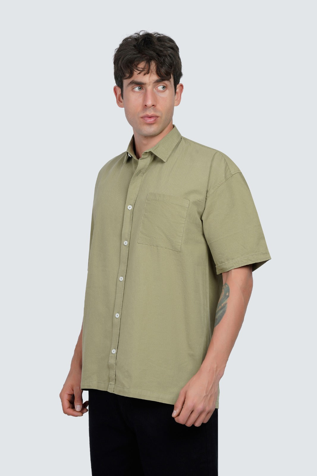 SIDEWIND Gabardine Shirt